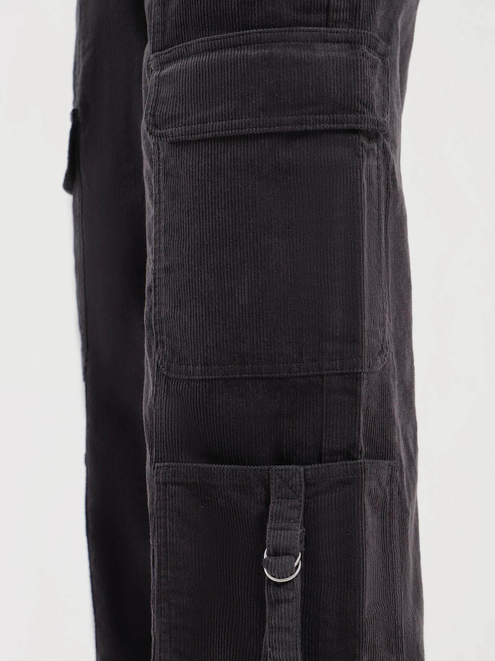 Aila Low Rise Cord Cargo Pants - Image 4