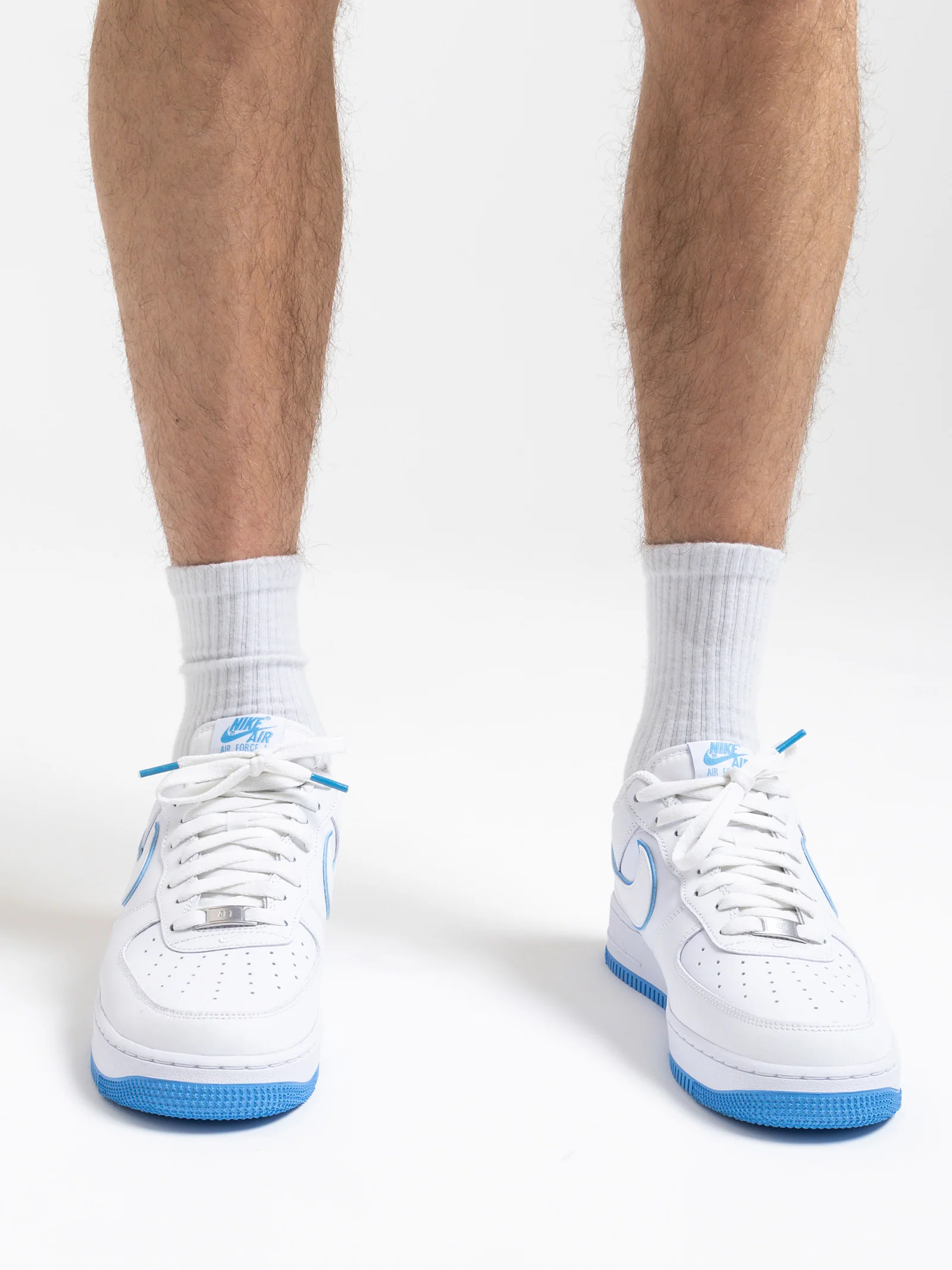Mens Nike Air Force 1' Sneakers - Image 2