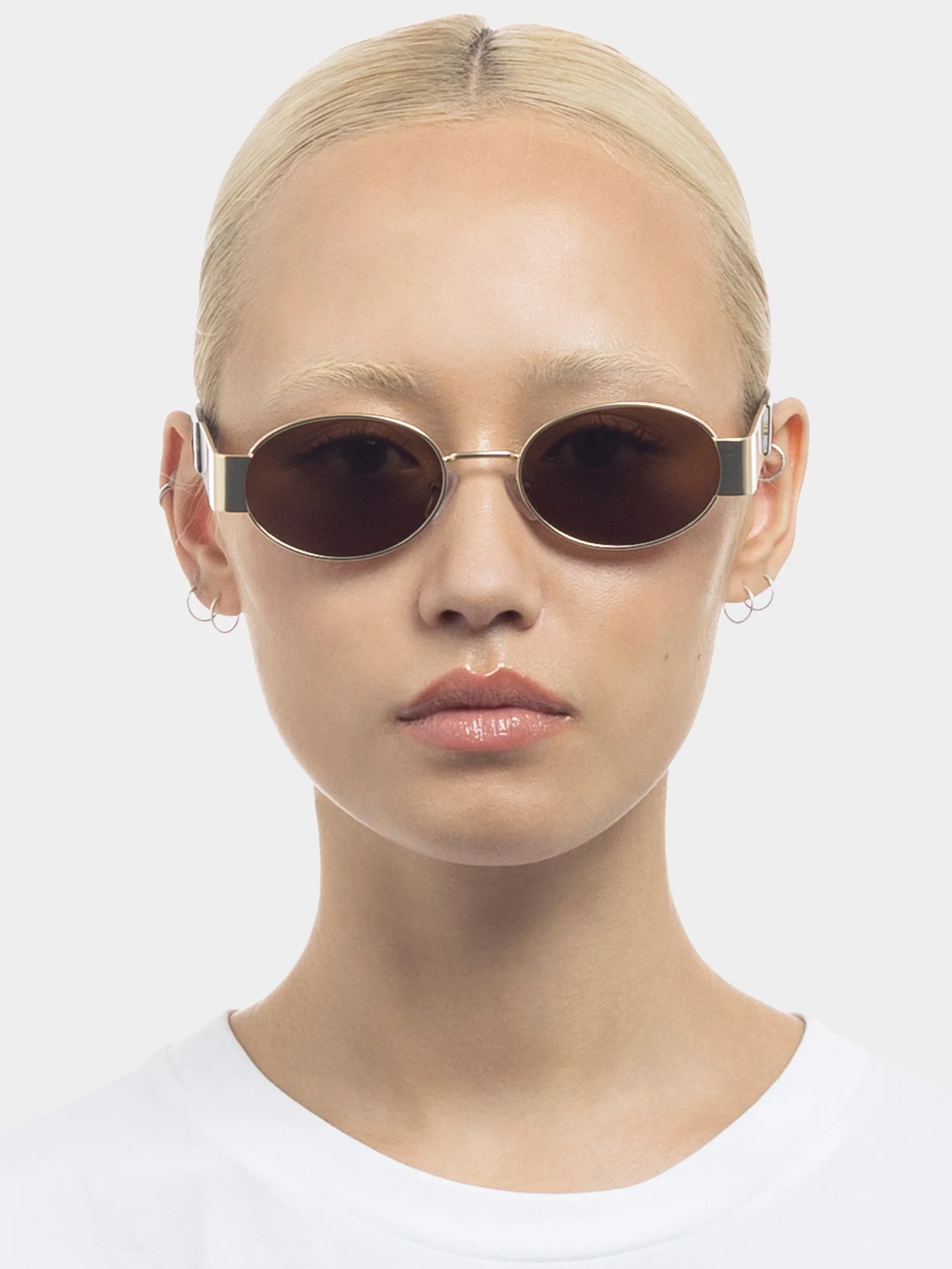 Mars - Satin Gold/Charcoal Tort Brown - Image 3