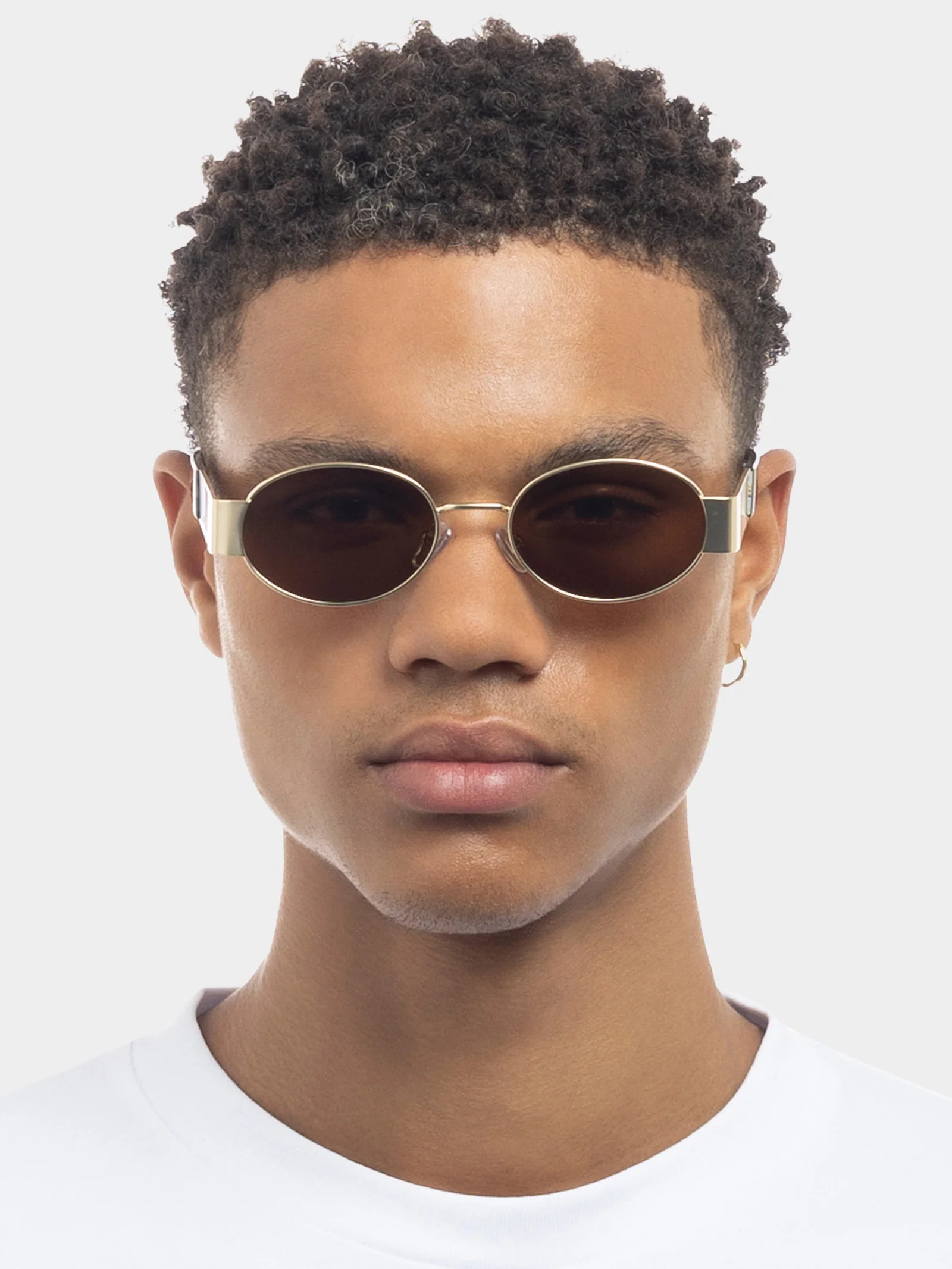 Mars - Satin Gold/Charcoal Tort Brown - Image 5