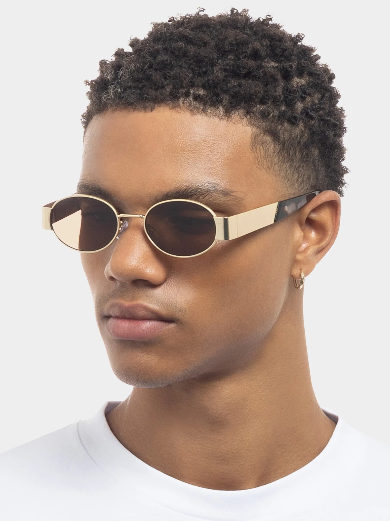 Mars - Satin Gold/Charcoal Tort Brown - Image 6
