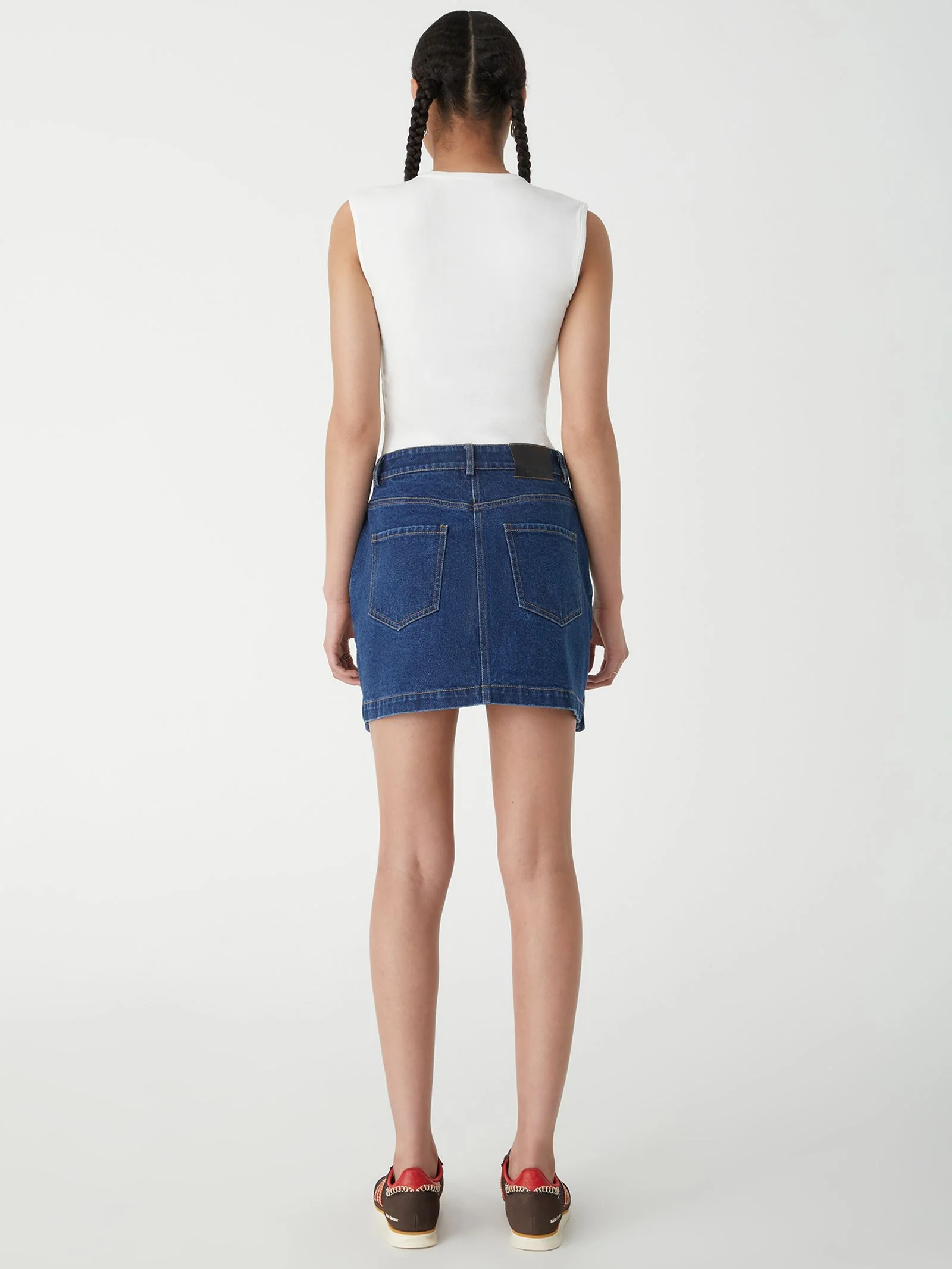 Aled Denim Cargo Skirt - Image 3