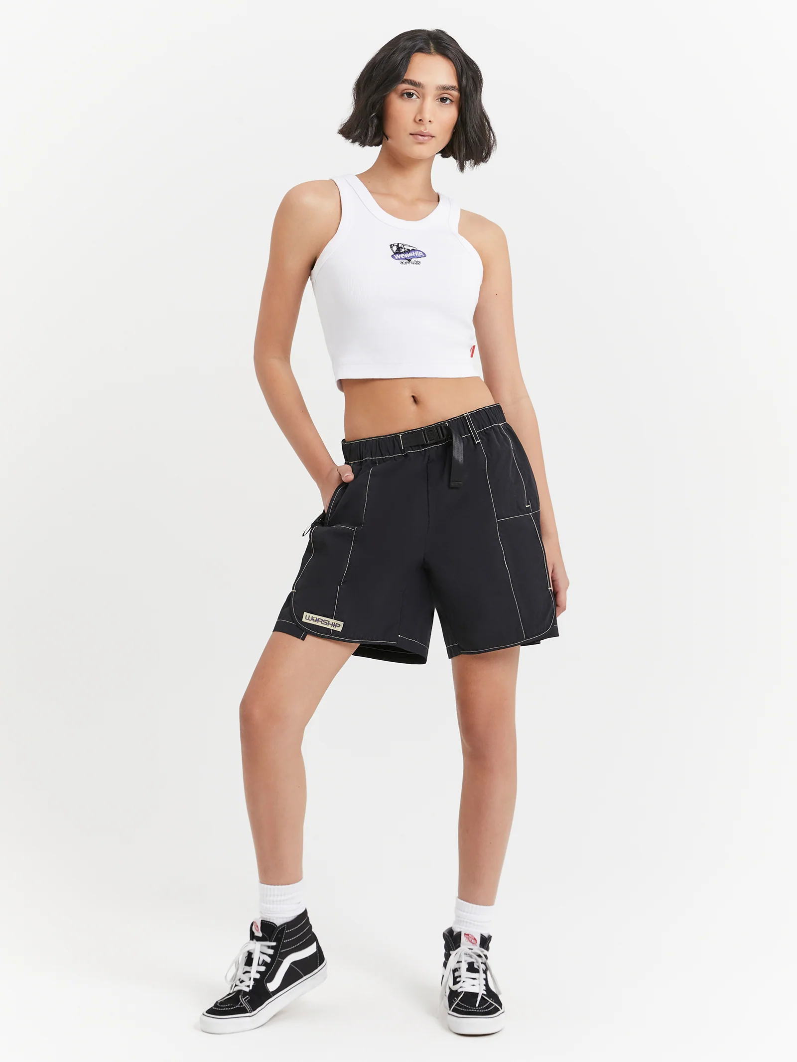 Alienation Nylon Shorts - Image 2