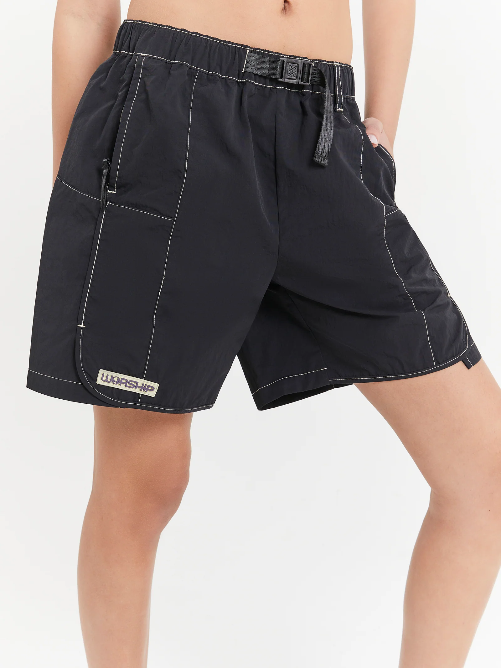 Alienation Nylon Shorts - Image 3