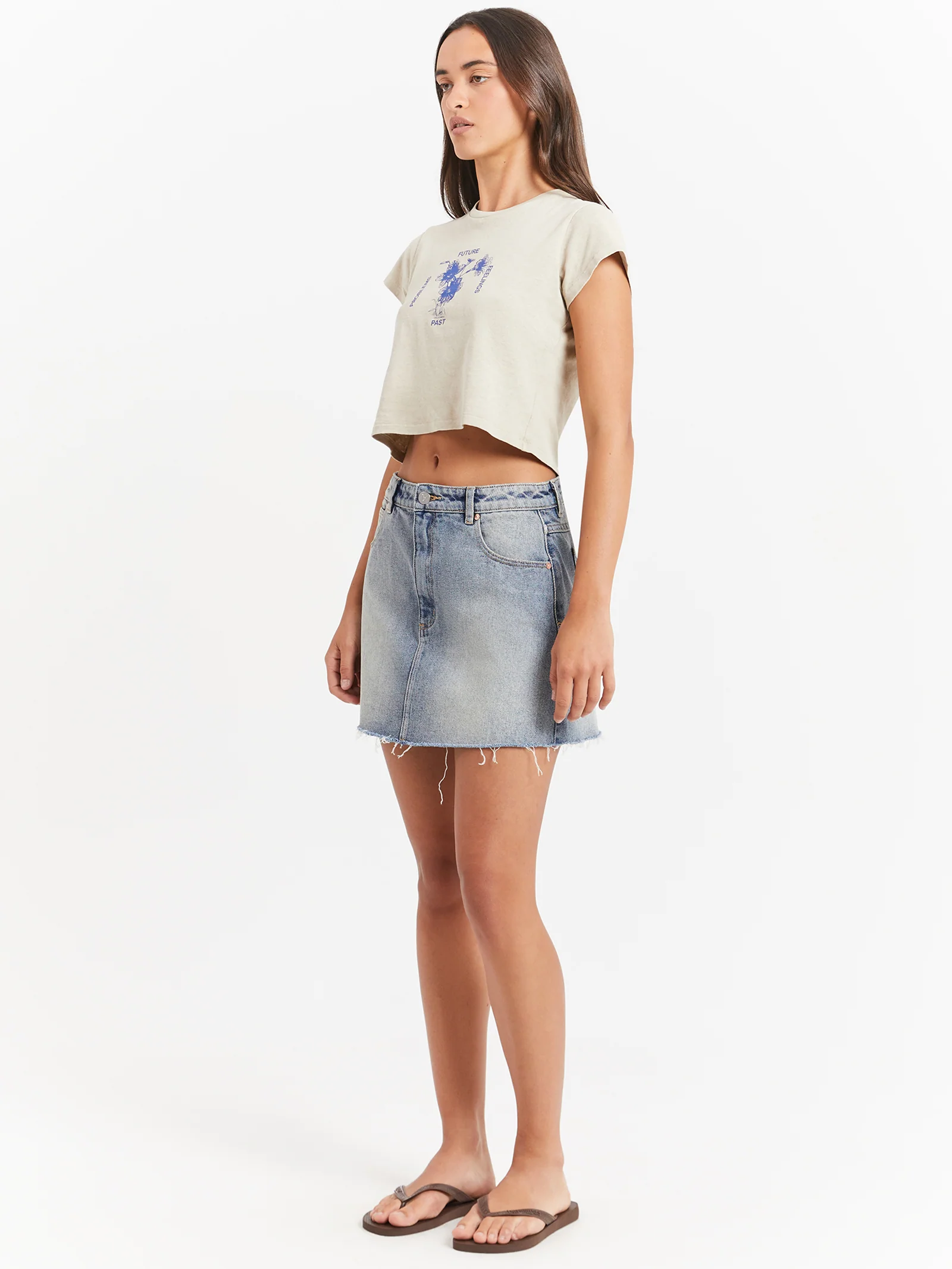 A-Line Denim Skirt - Image 4