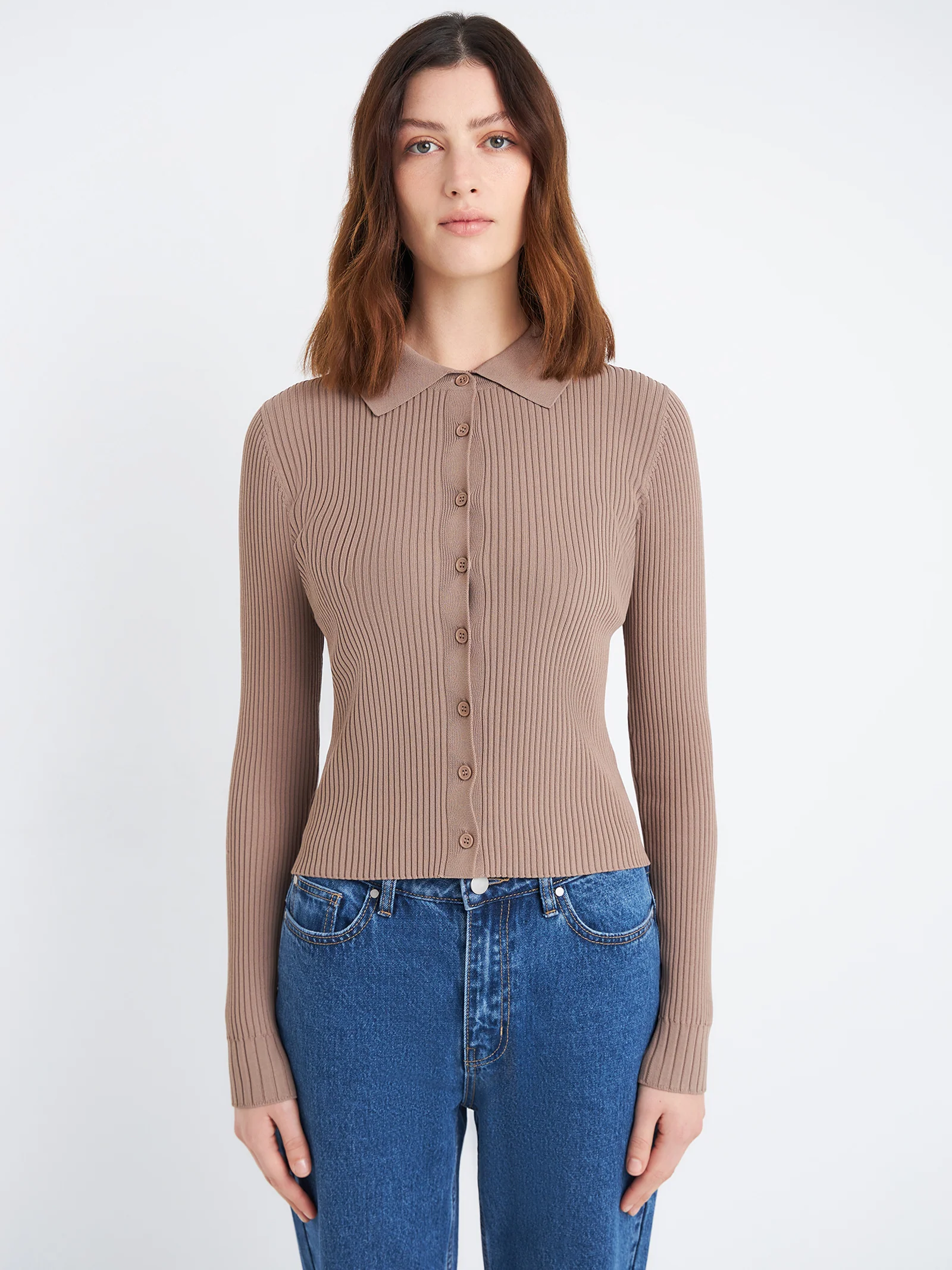Allegra Button Up Knit Top - Image 2