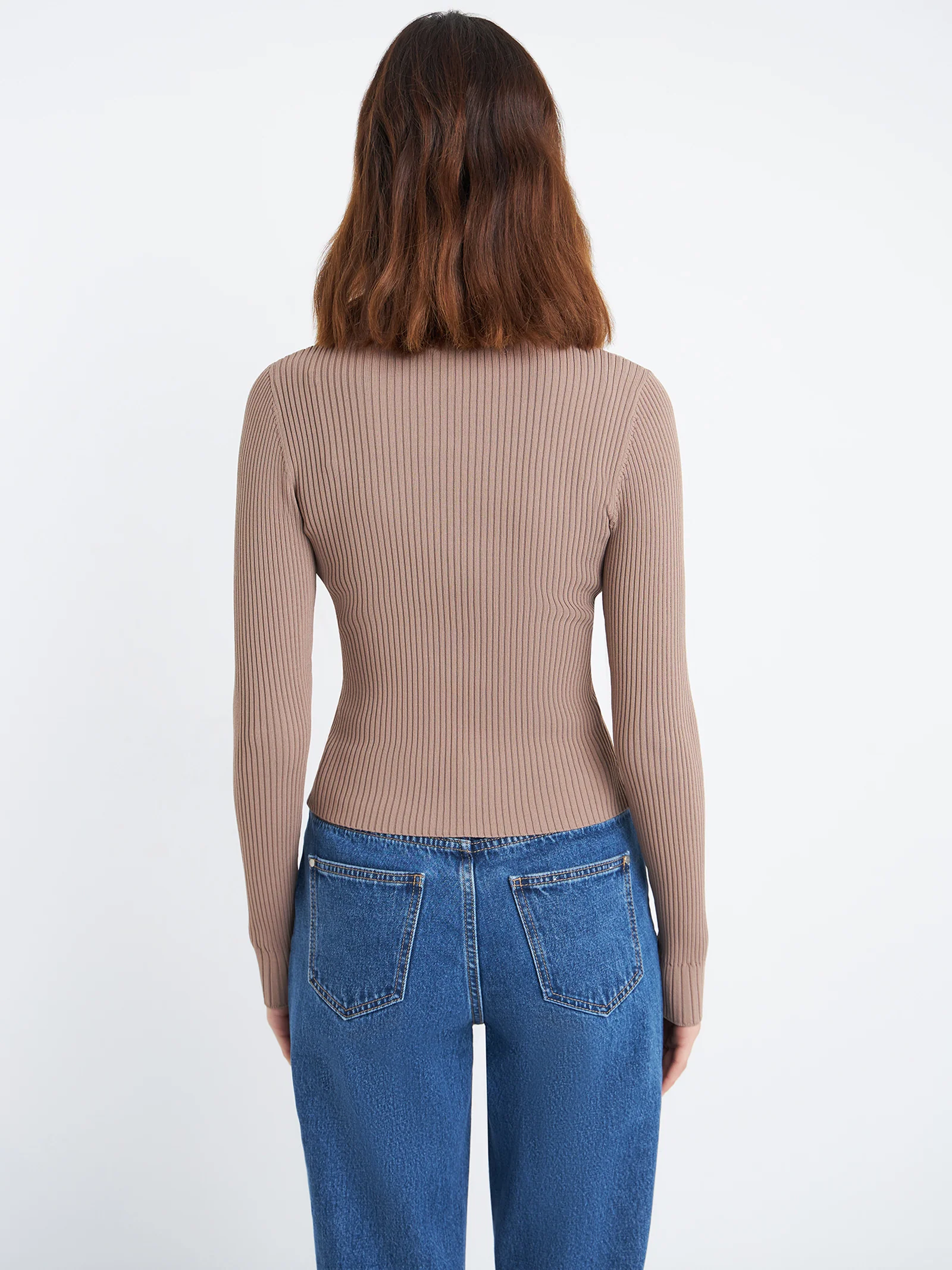 Allegra Button Up Knit Top - Image 6