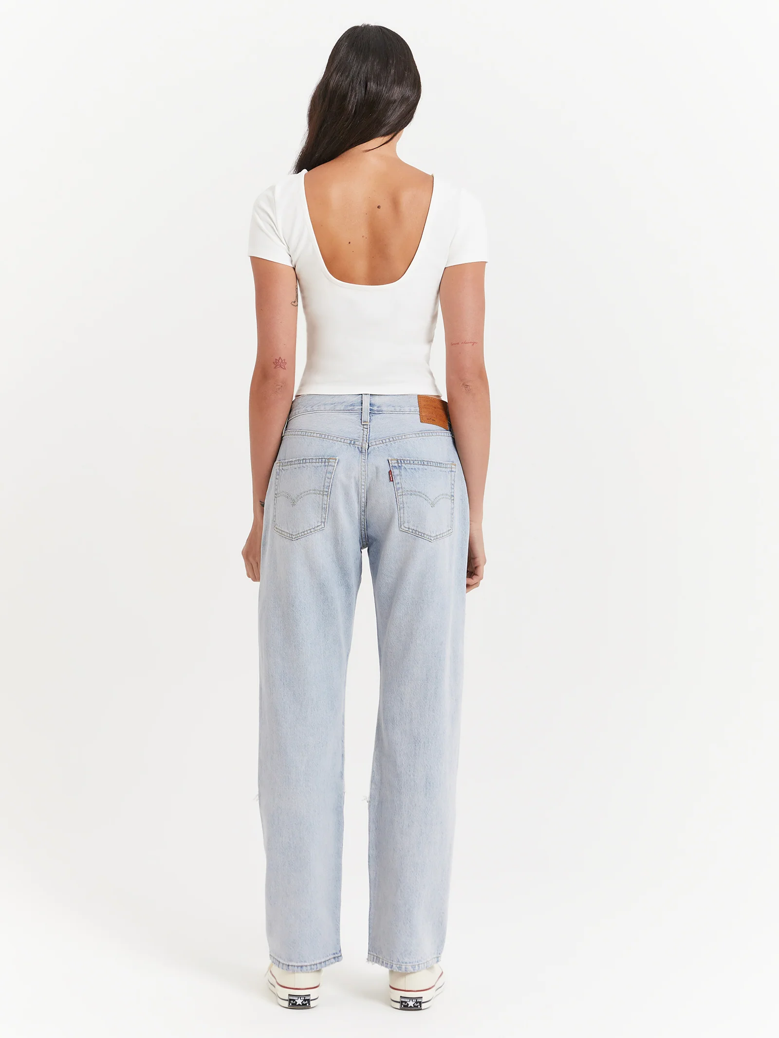 Allegra Scoop Back T-Shirt - Image 5