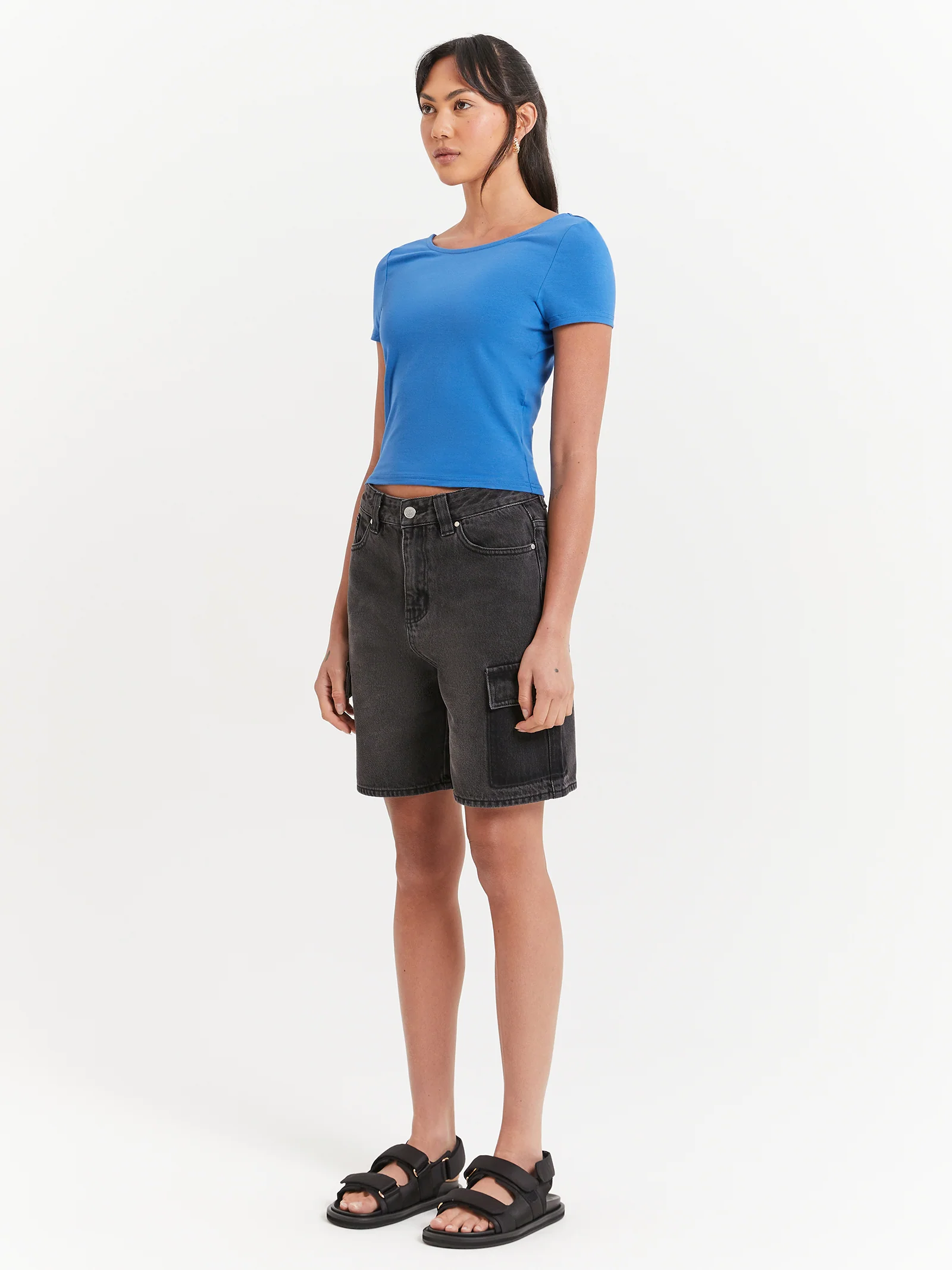 Allegra Scoop Back T-Shirt - Image 4