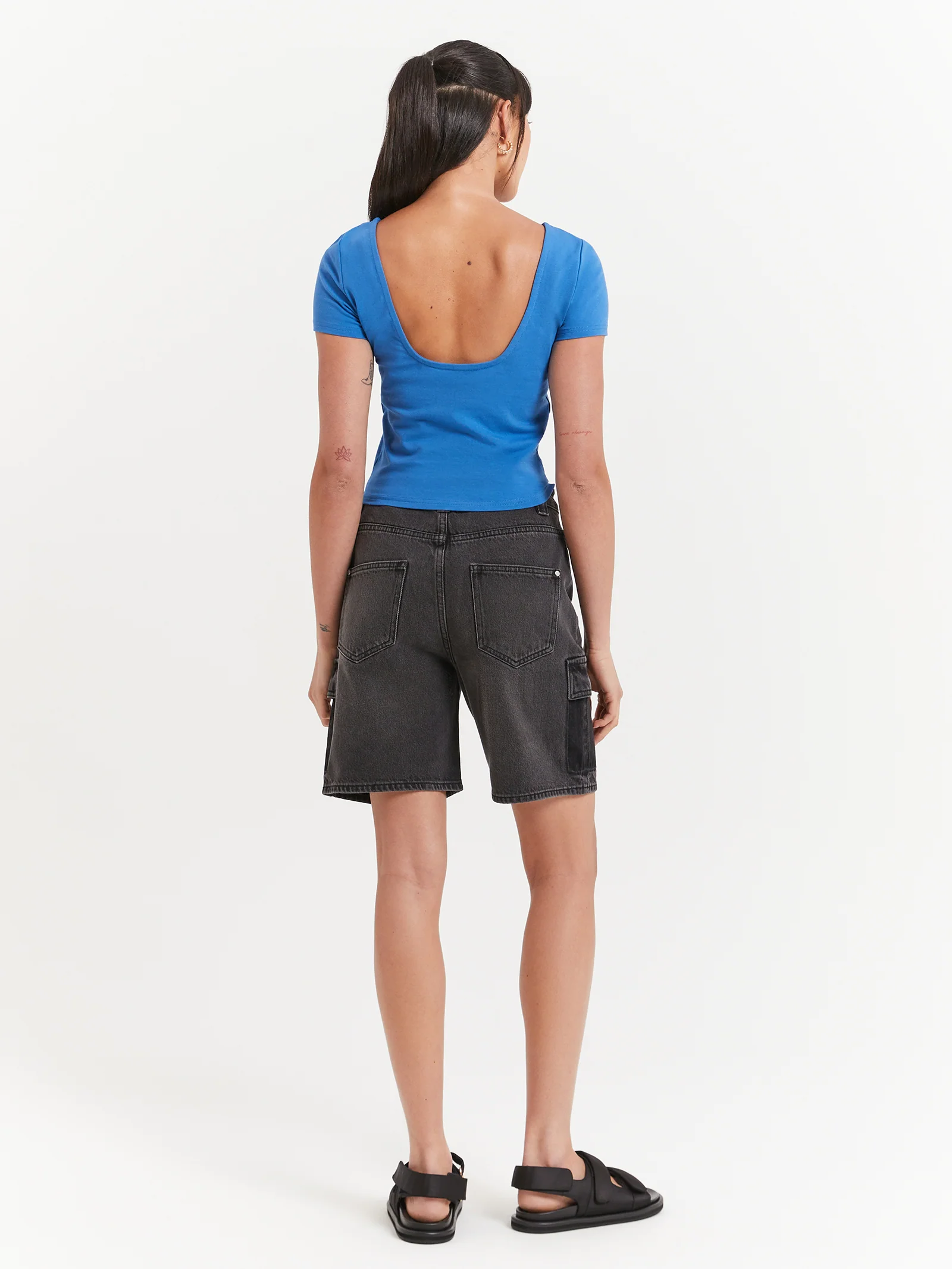 Allegra Scoop Back T-Shirt - Image 5
