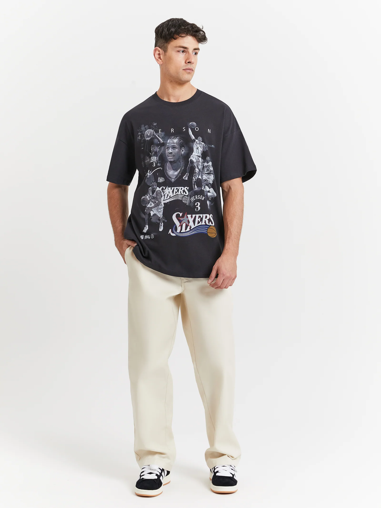 Allen Iverson Player Homage Photo T-Shirt - Image 2