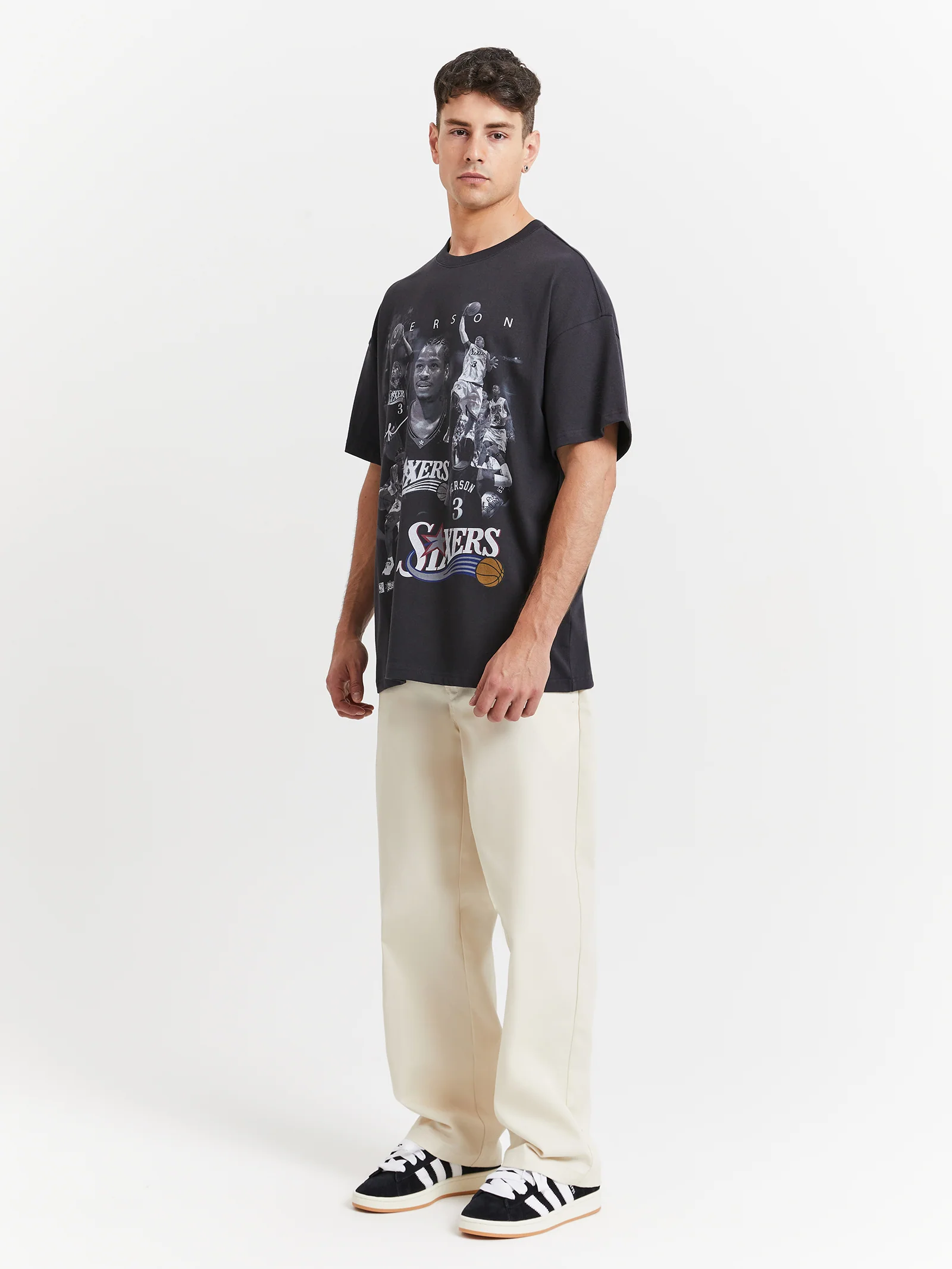 Allen Iverson Player Homage Photo T-Shirt - Image 4