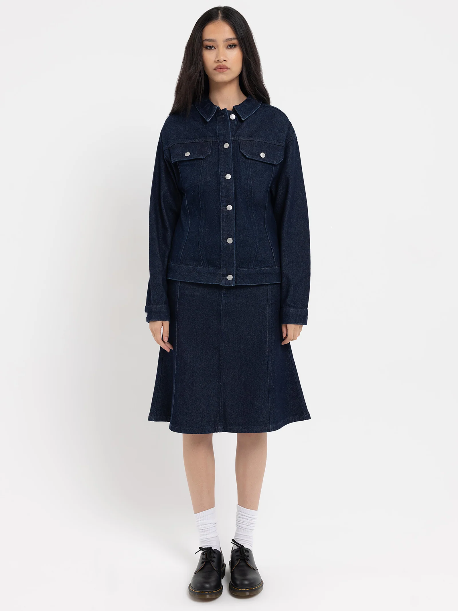 Alma Denim Midi Skirt - Image 5