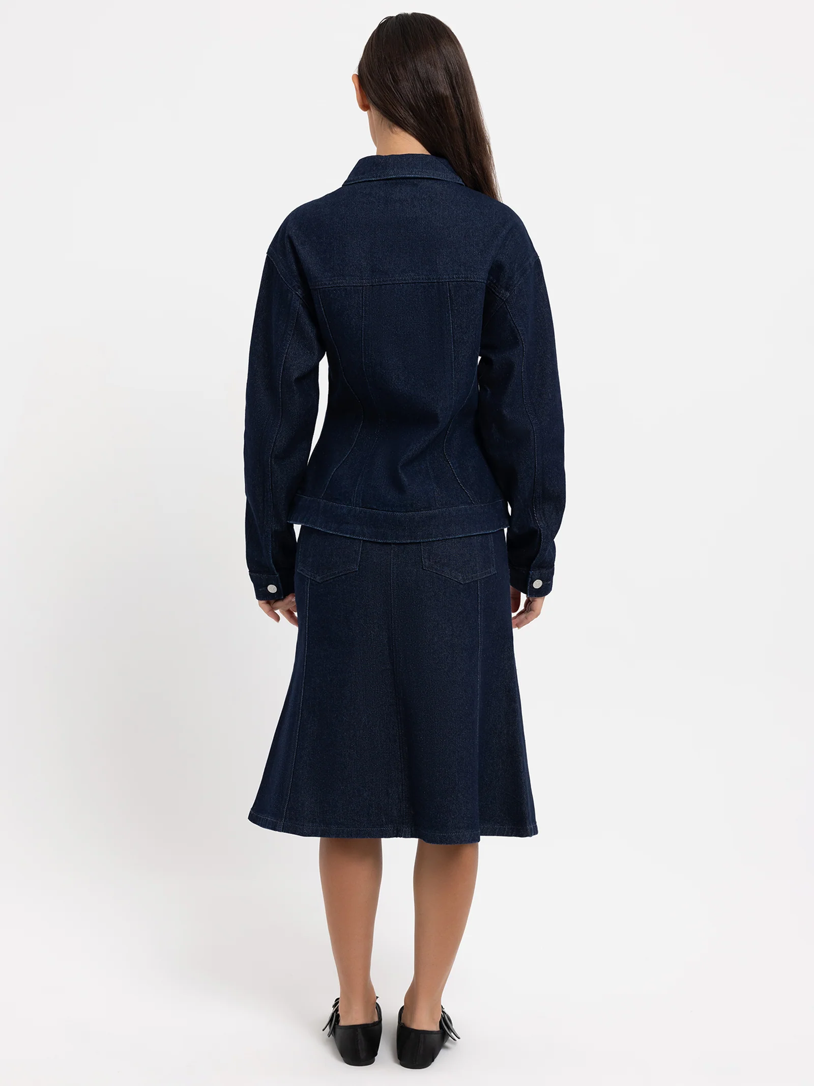 Alma Fitted Denim Jacket - Image 4