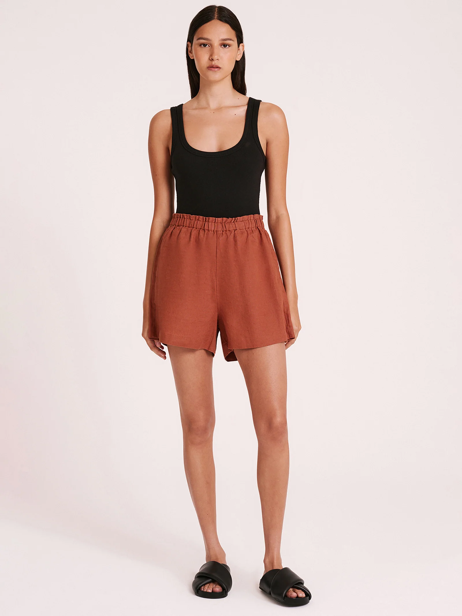 Amani Linen Shorts - Image 2