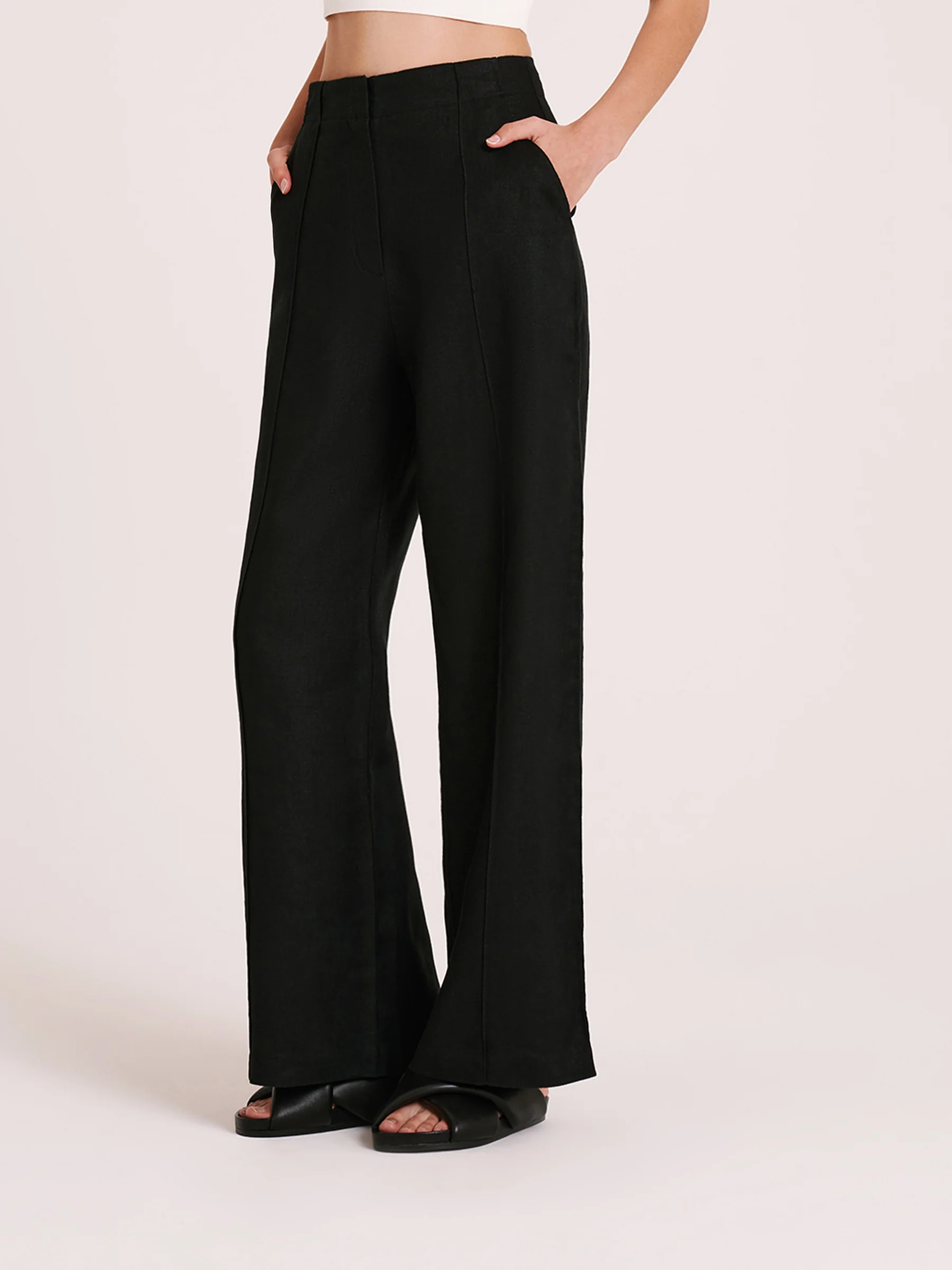 Amani Tailored Linen Pants - Image 3