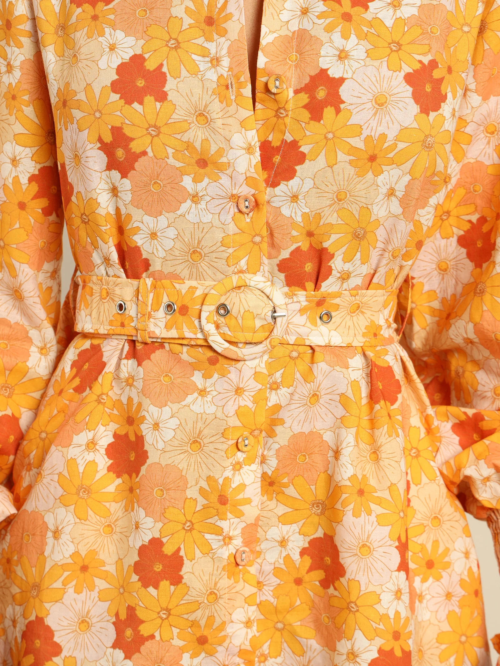 Amber Belted Shirt Dress - Image 3