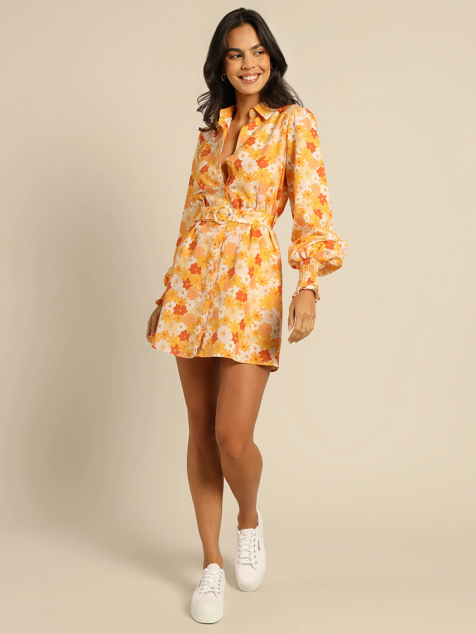 Amber Belted Shirt Dress - Image 5