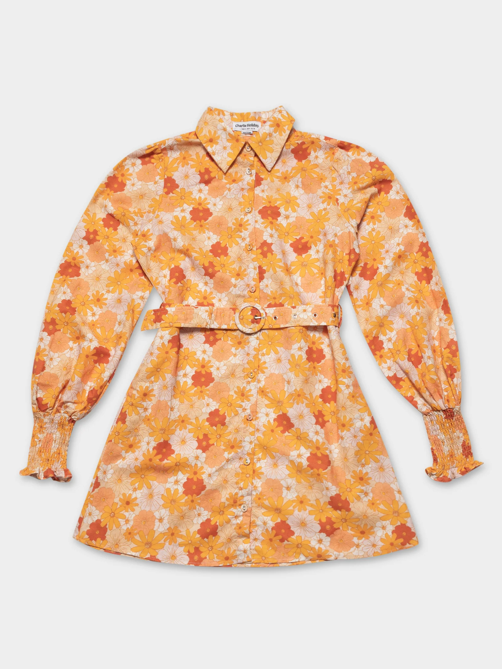 Amber Belted Shirt Dress - Image 8