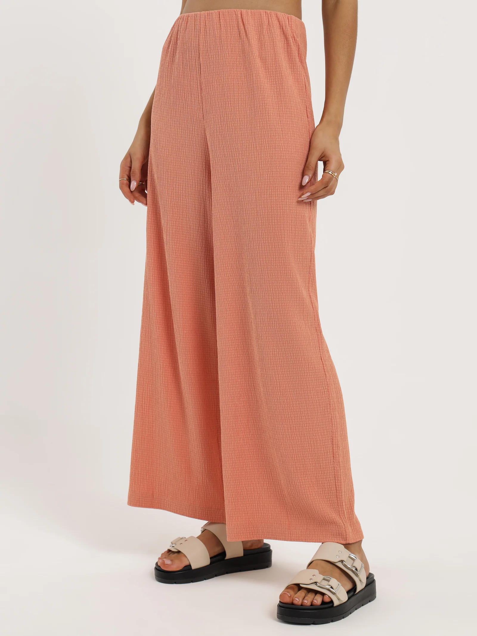 Amber Crinkle Culottes - Image 3