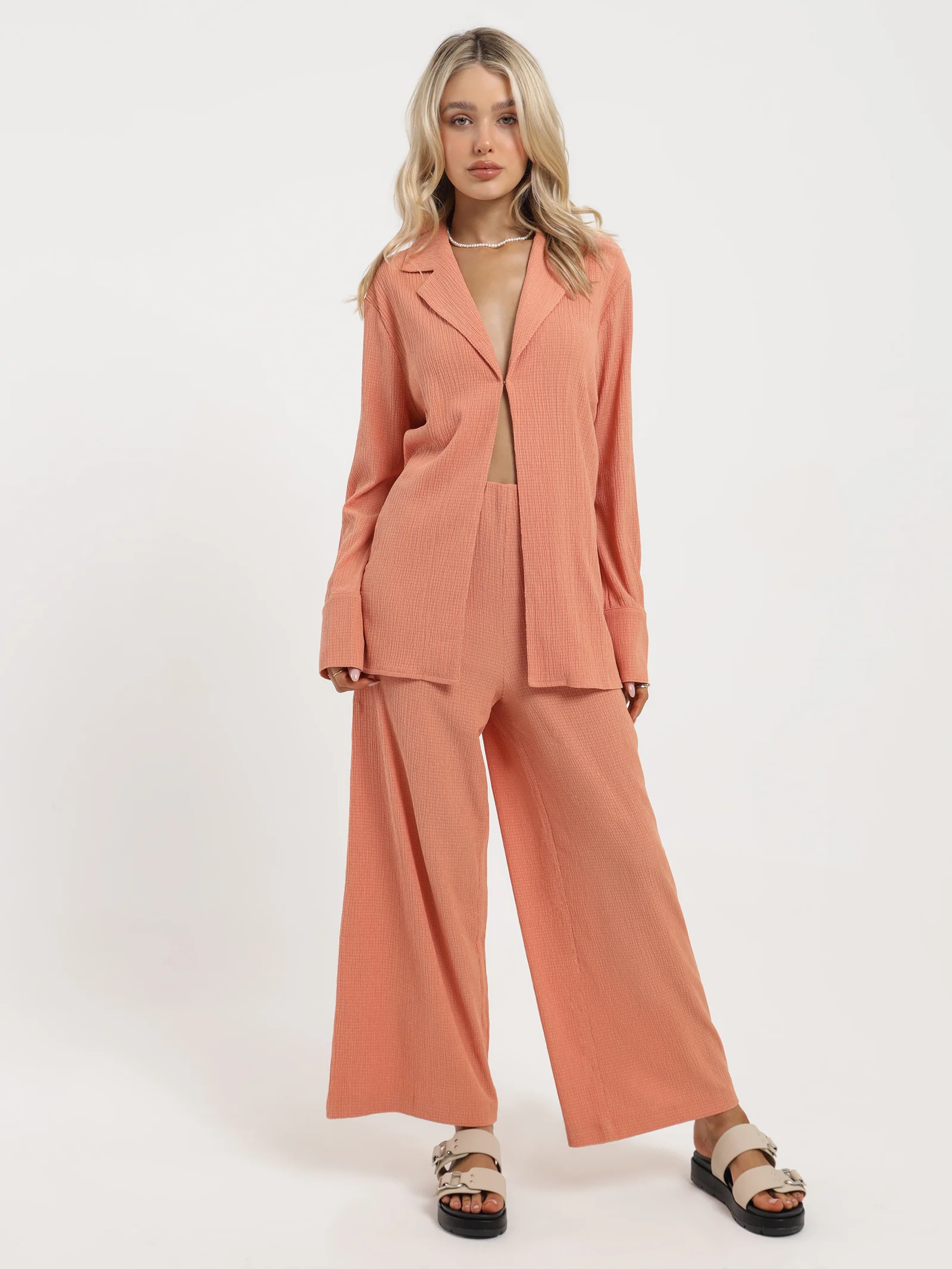 Amber Crinkle Culottes - Image 4