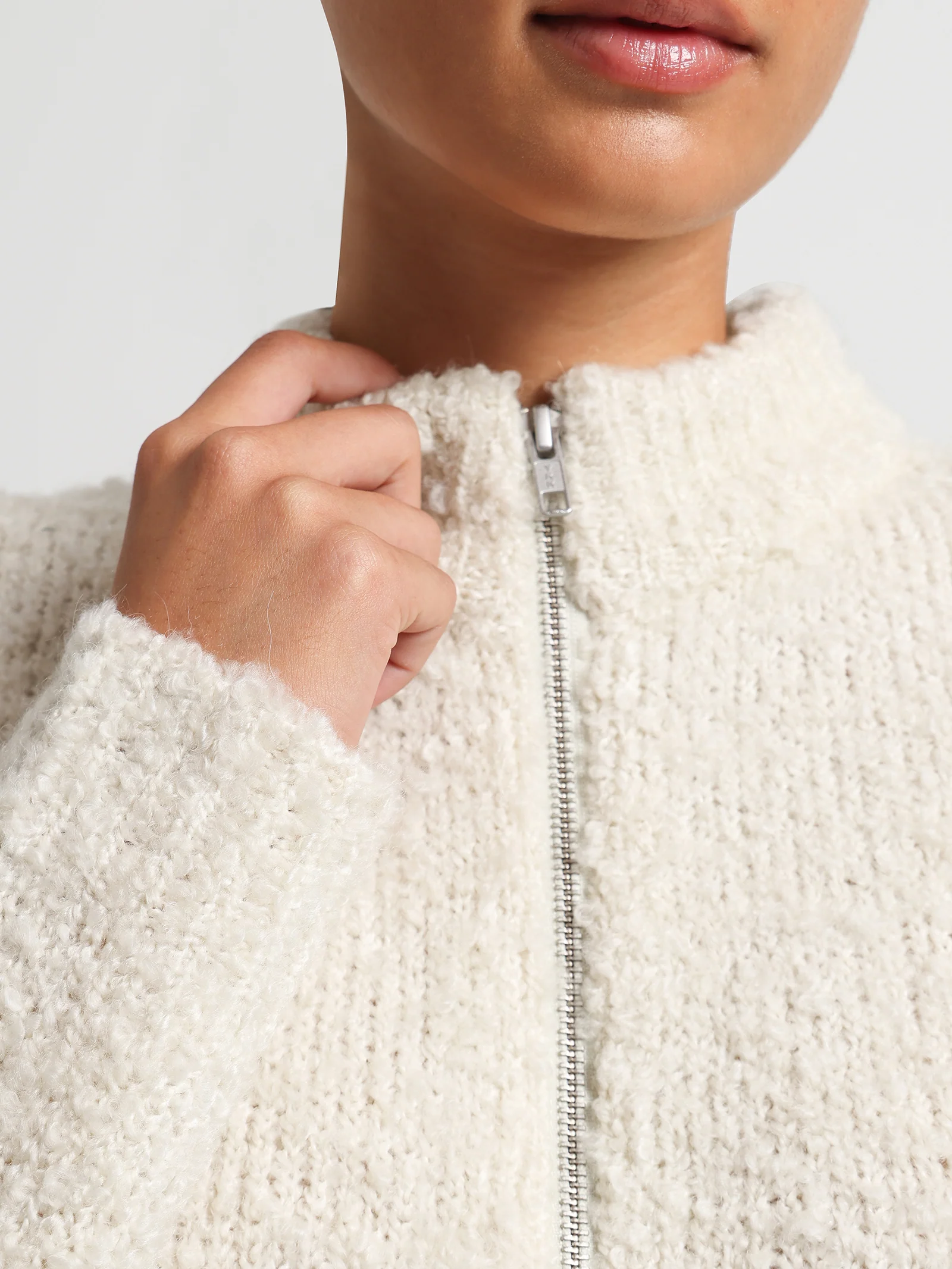Amber Knit Bomber - Image 3