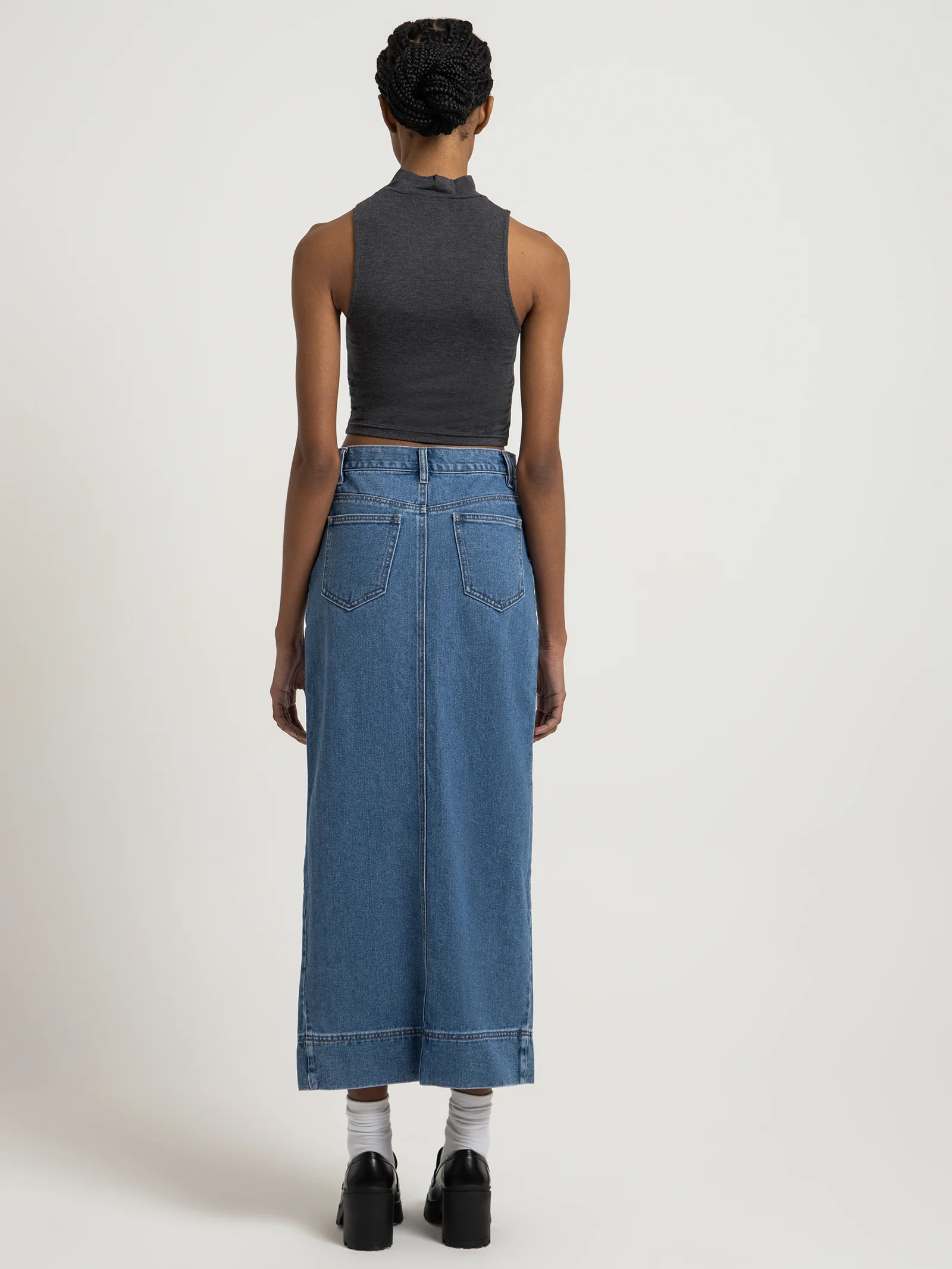 Ambroise High Neck Crop Top - Image 4