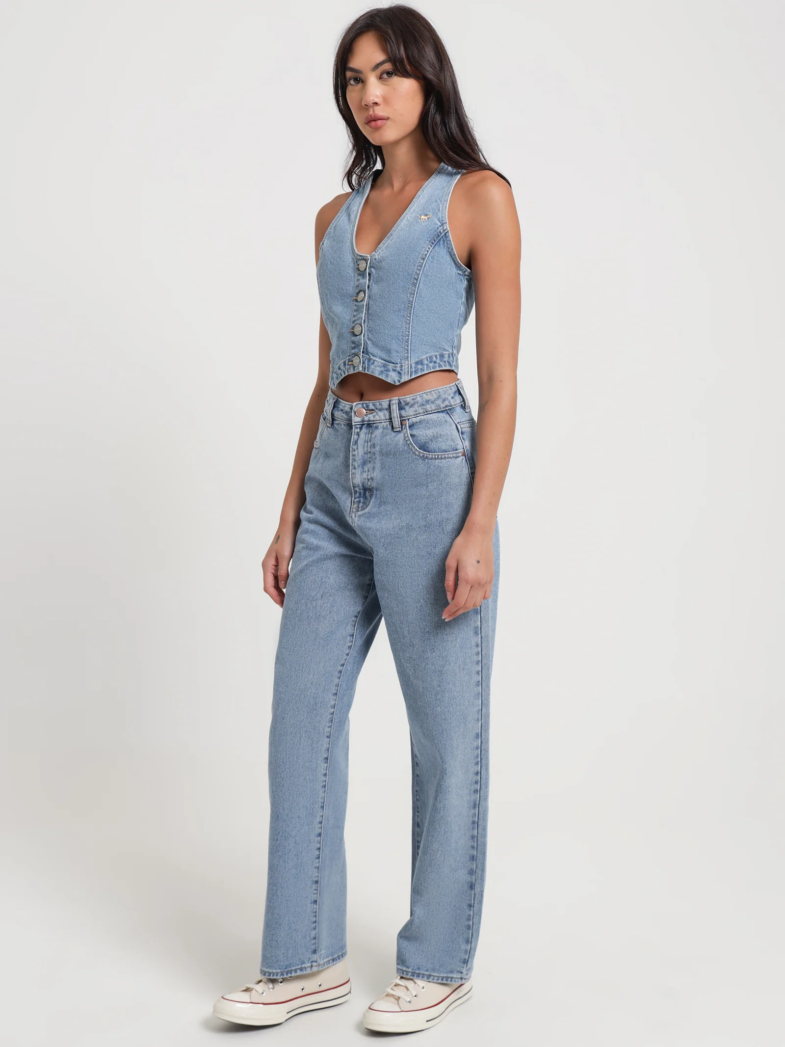 Amy Denim Vest - Image 5