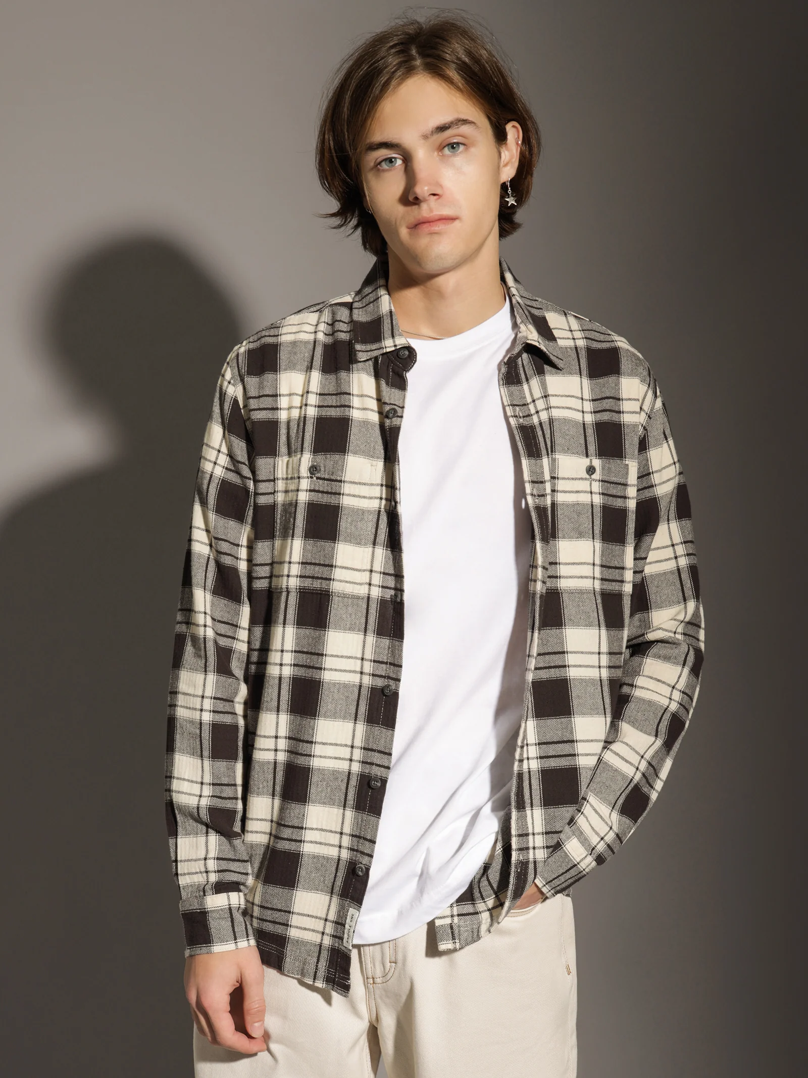 Anderson Plaid Long Sleeve Shirt - Image 5