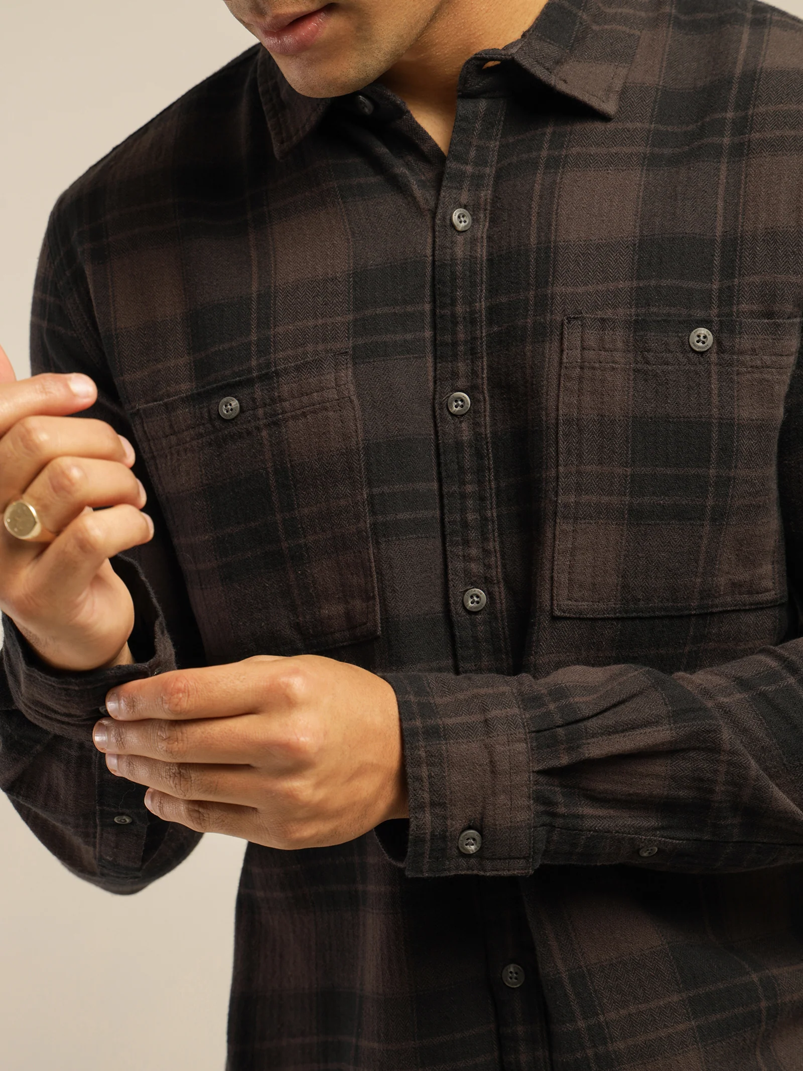 Anderson Plaid Long Sleeve Shirt - Image 5