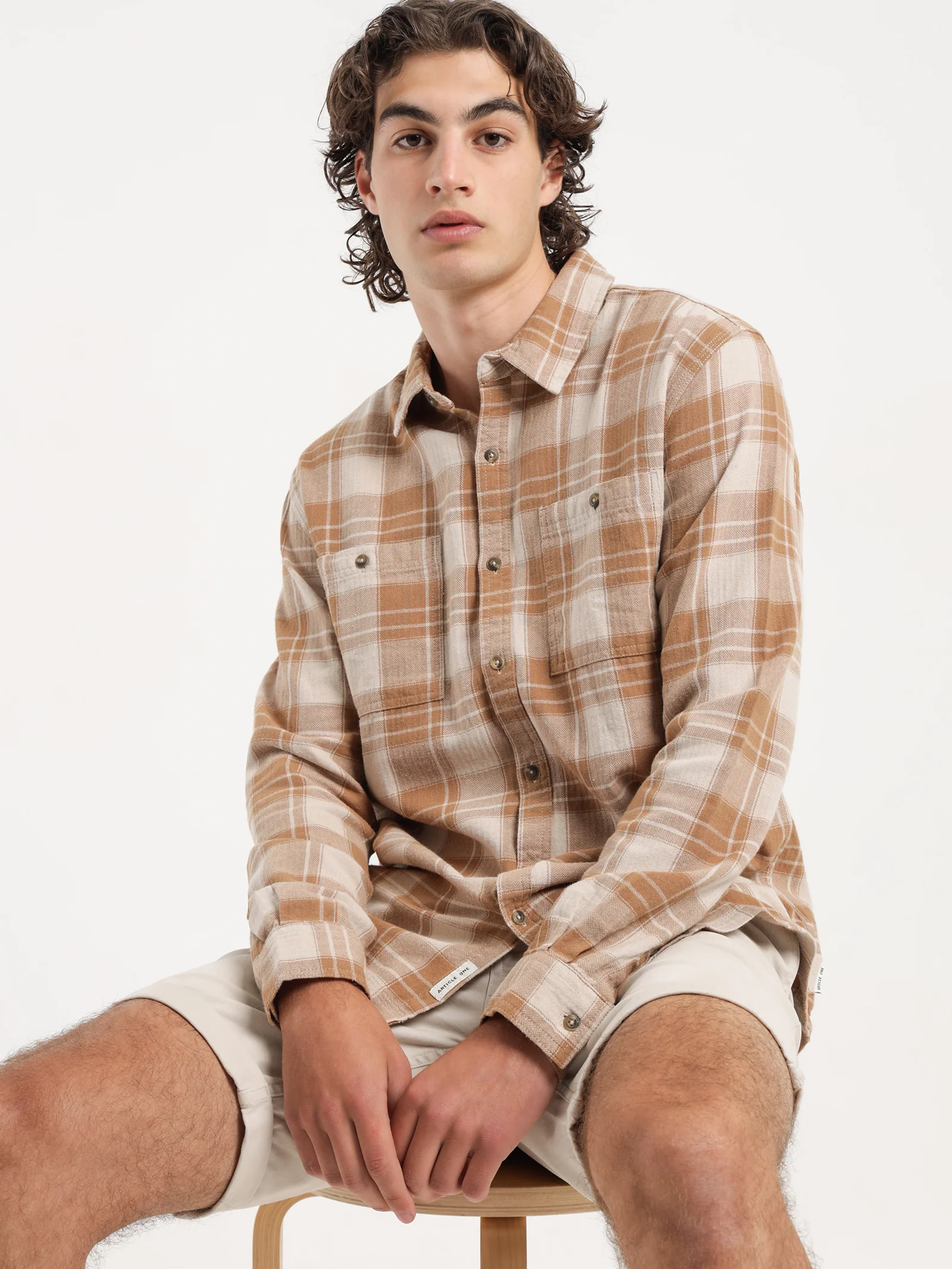 Anderson Plaid Long Sleeve Shirt - Image 2