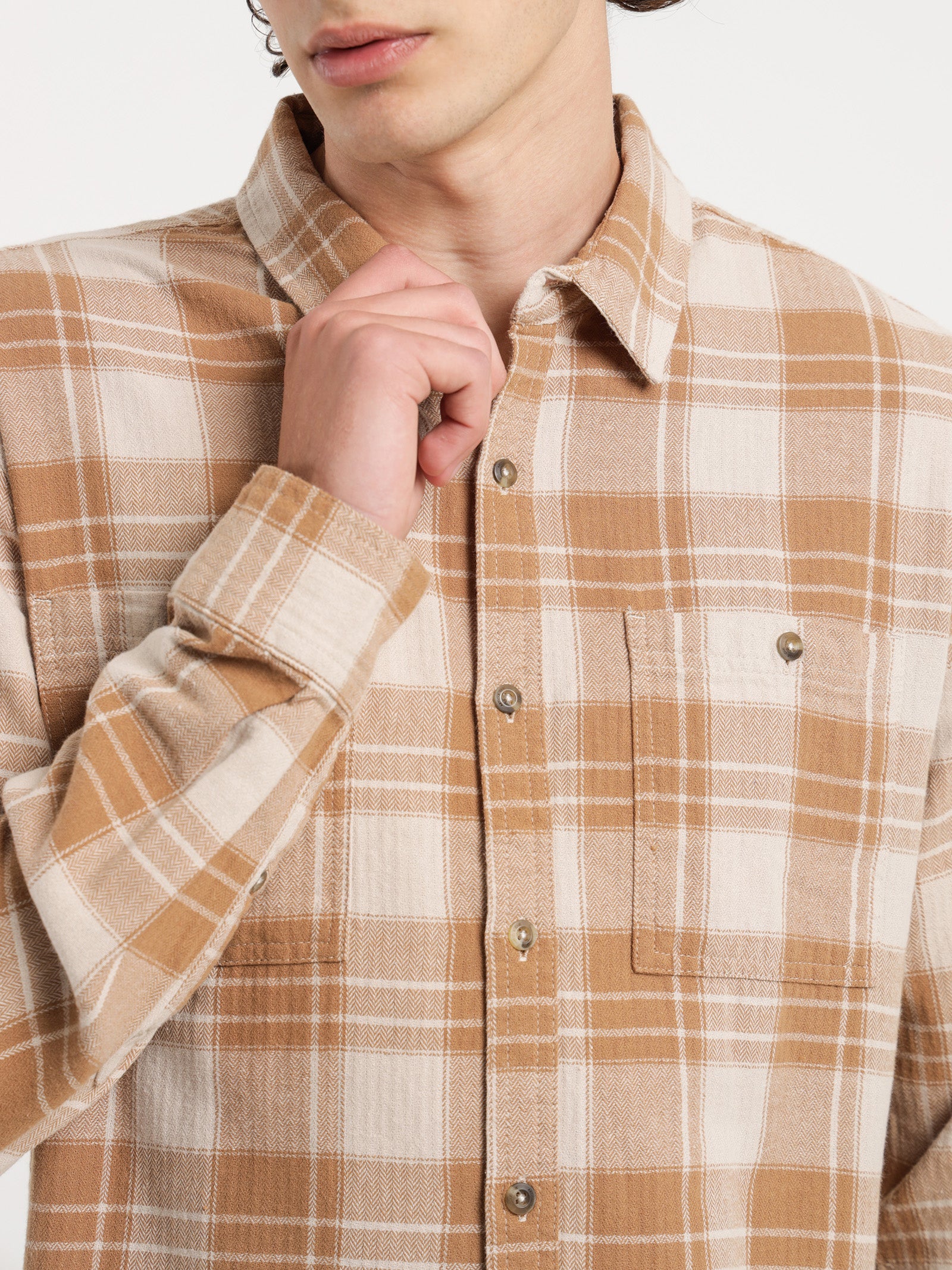 Anderson Plaid Long Sleeve Shirt - Image 3