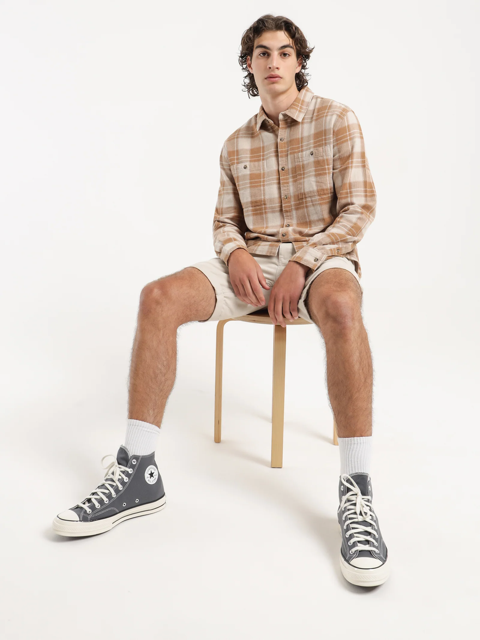 Anderson Plaid Long Sleeve Shirt - Image 4