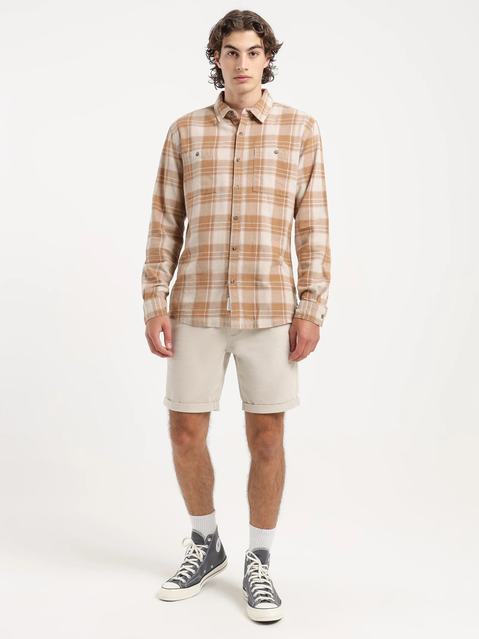 Anderson Plaid Long Sleeve Shirt - Image 5