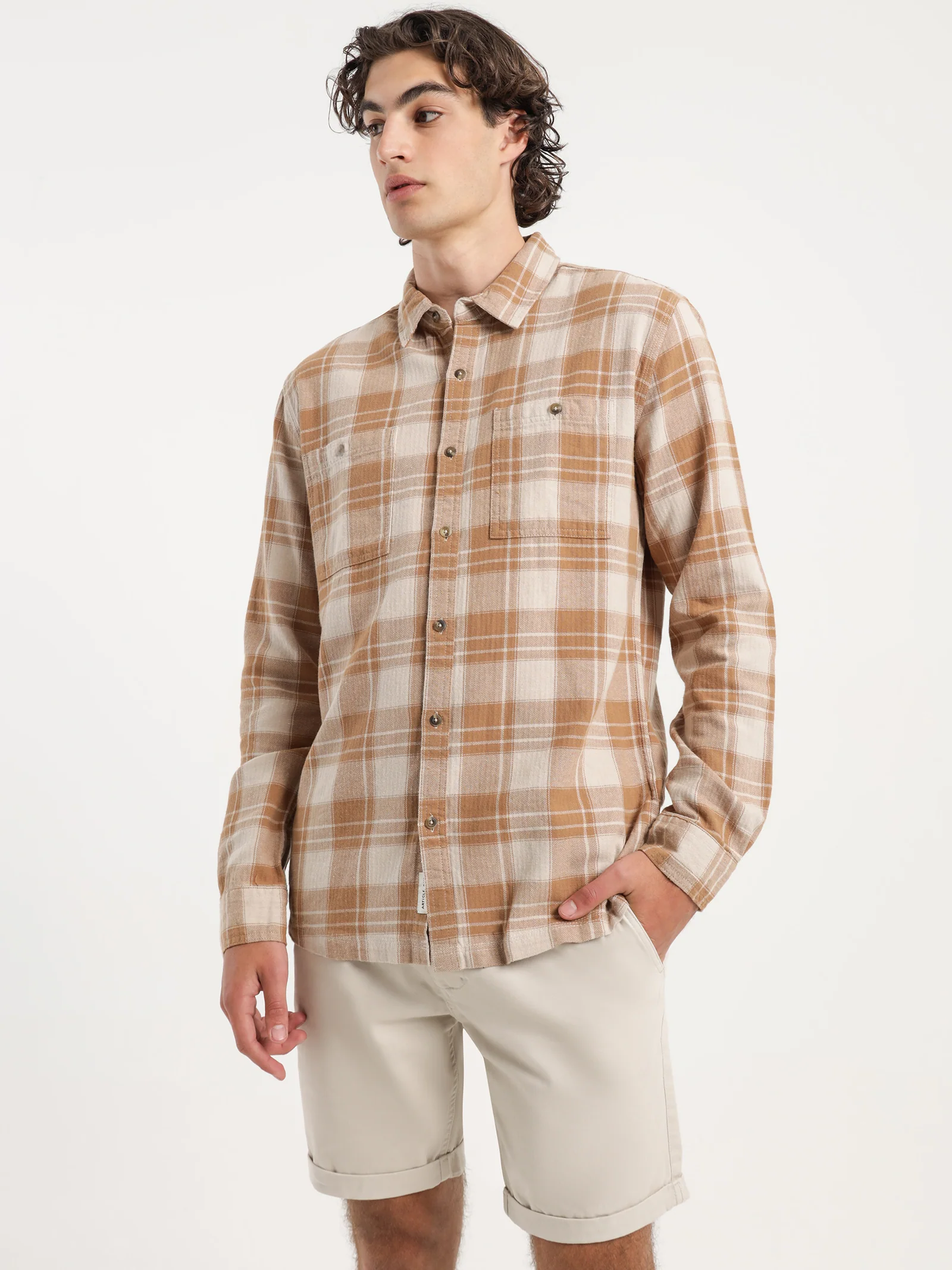 Anderson Plaid Long Sleeve Shirt - Image 6