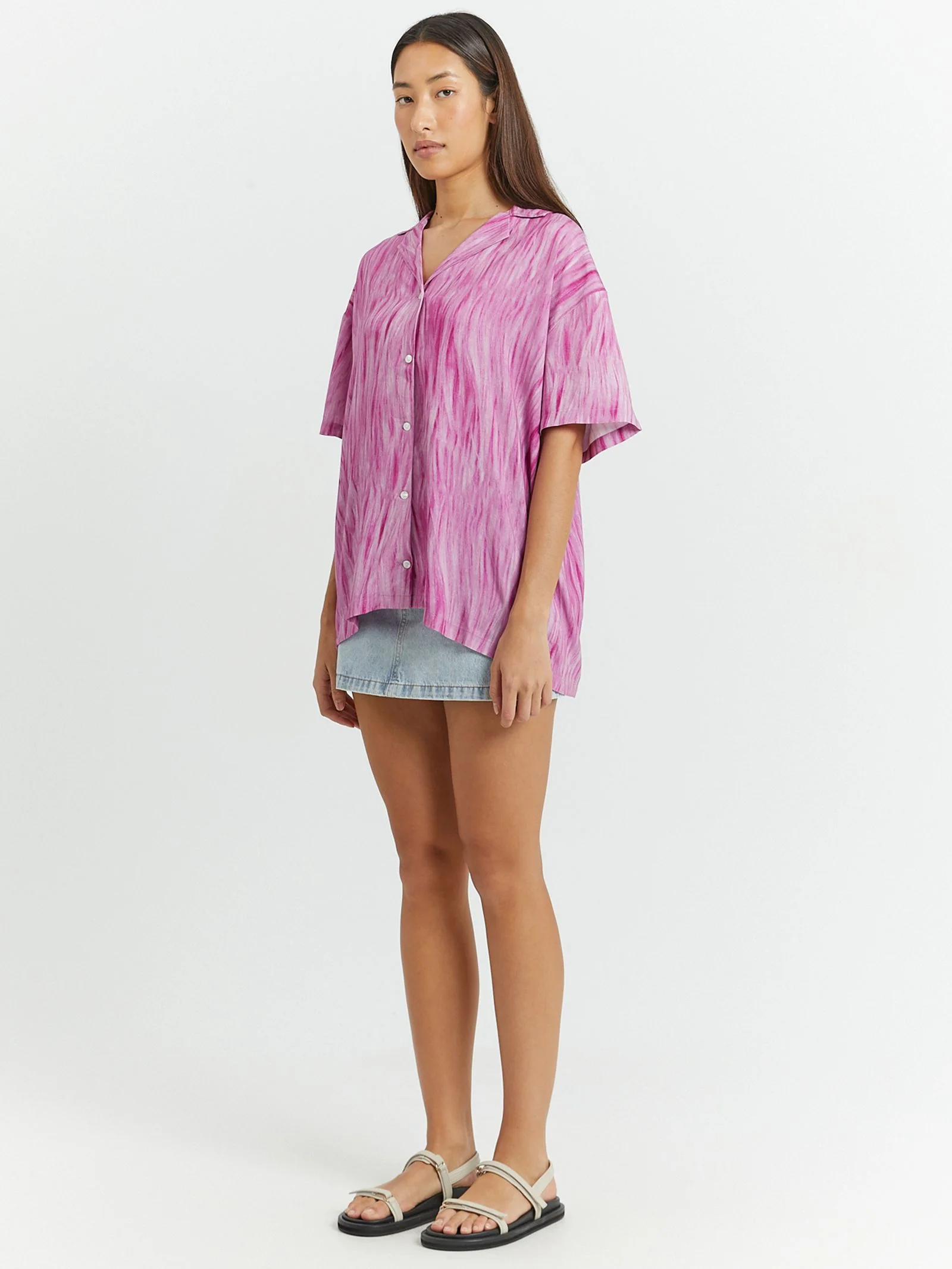 Animal Rayon Short Sleeve Shirt - Image 4