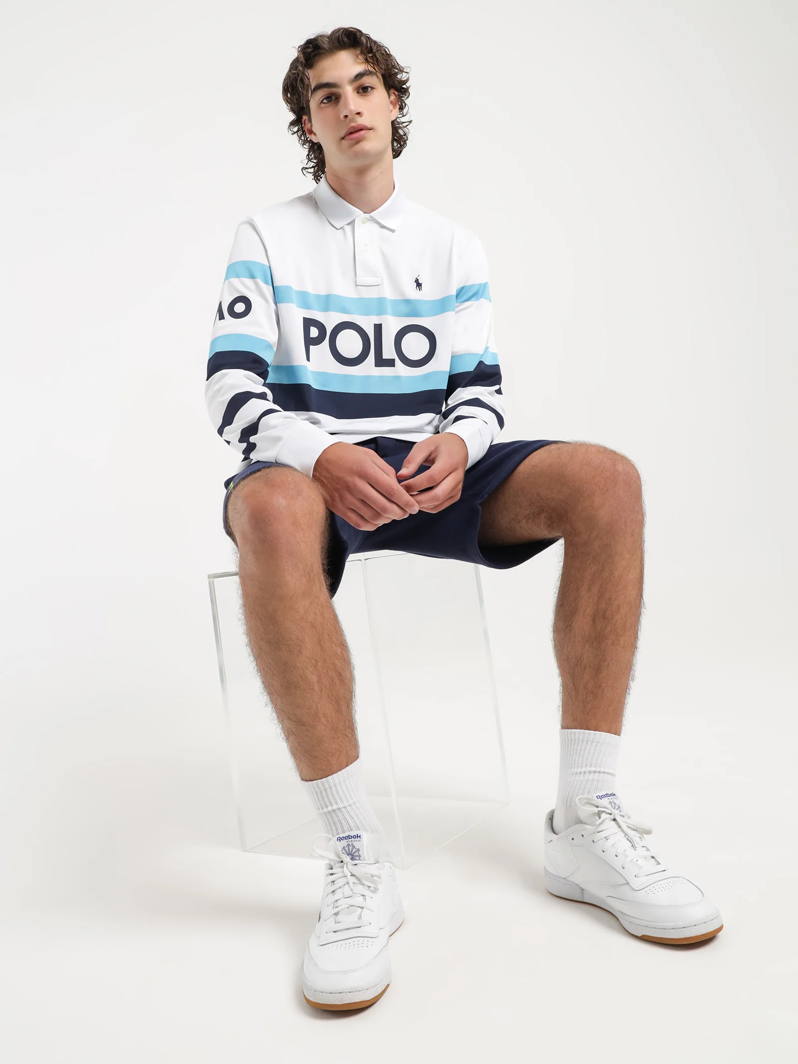 AO Long Sleeve Polo Shirt - Image 4