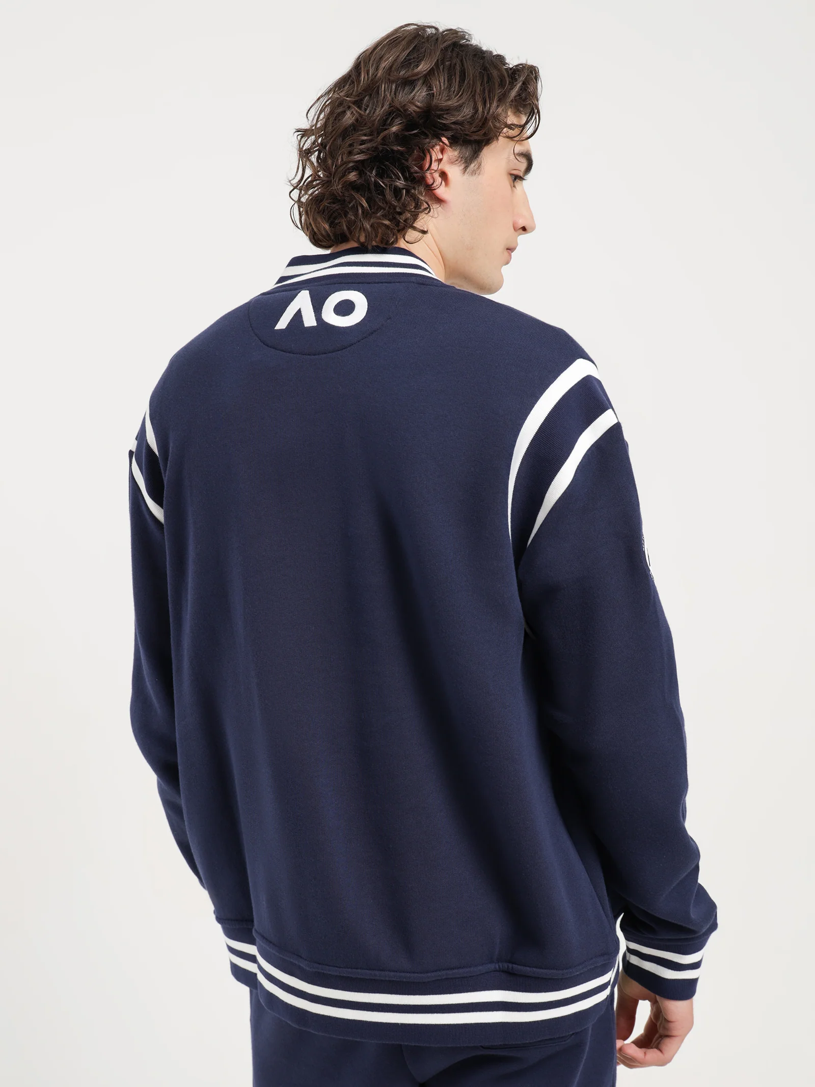 AO Long Sleeve Varsity Jacket - Image 8
