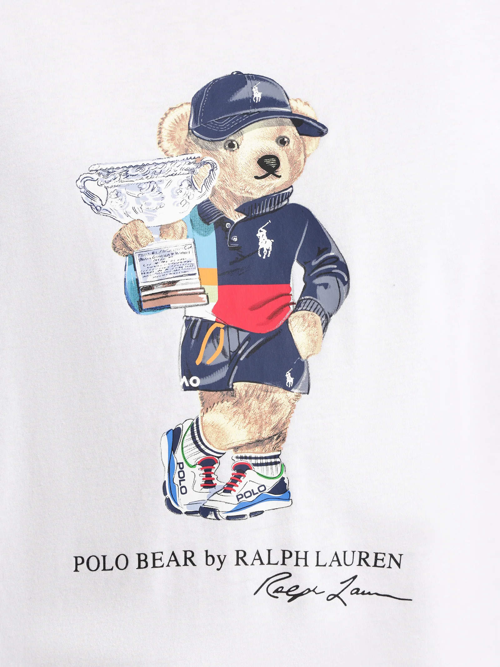 AO Short Sleeve Polo Bear T-Shirt - Image 2