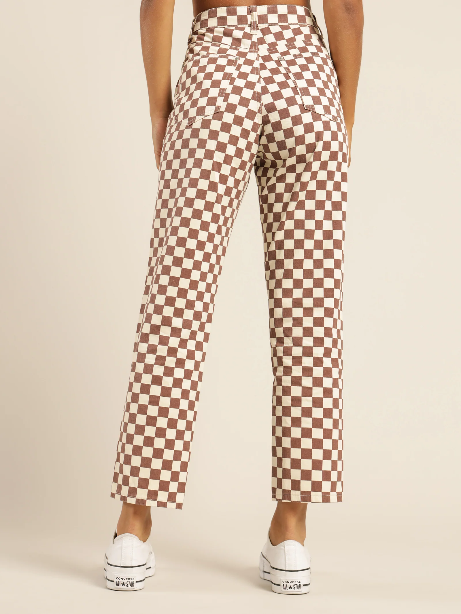 April Checkerboard Jeans - Image 6