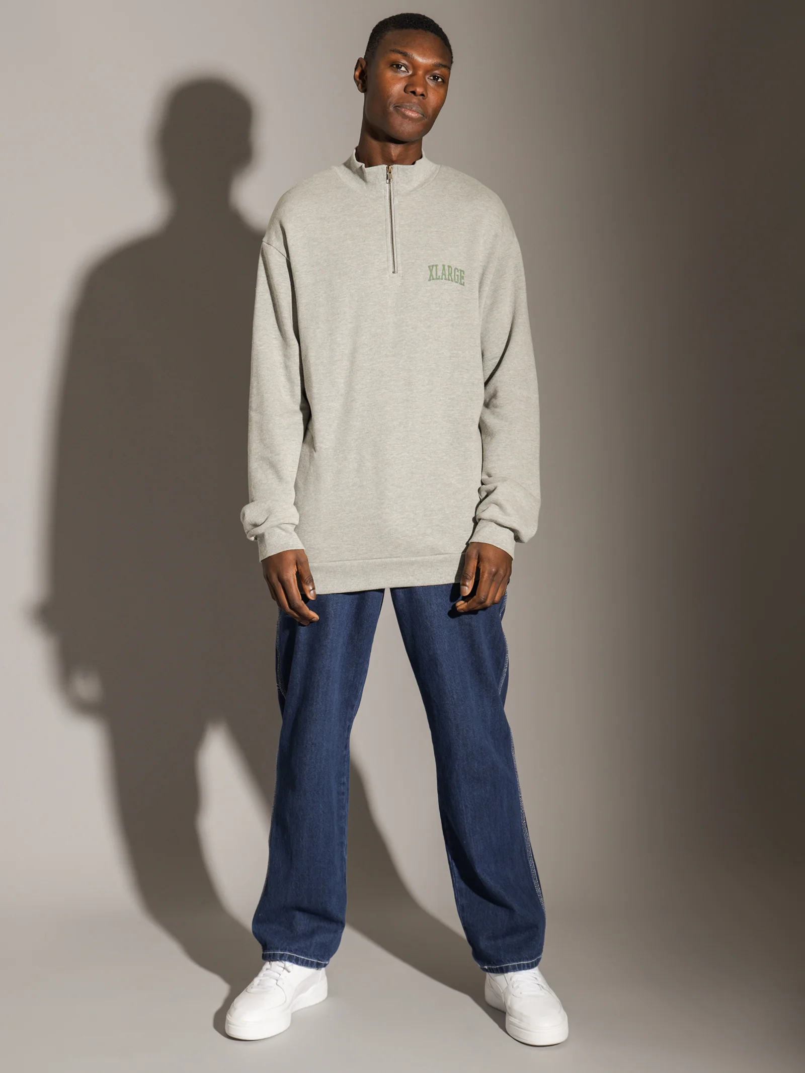 Arched 1/4 Zip Jumper - Image 4