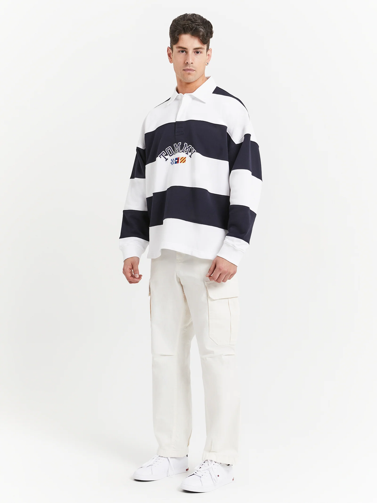 Archive Stripe Relaxed Rugby Shirt - Image 4