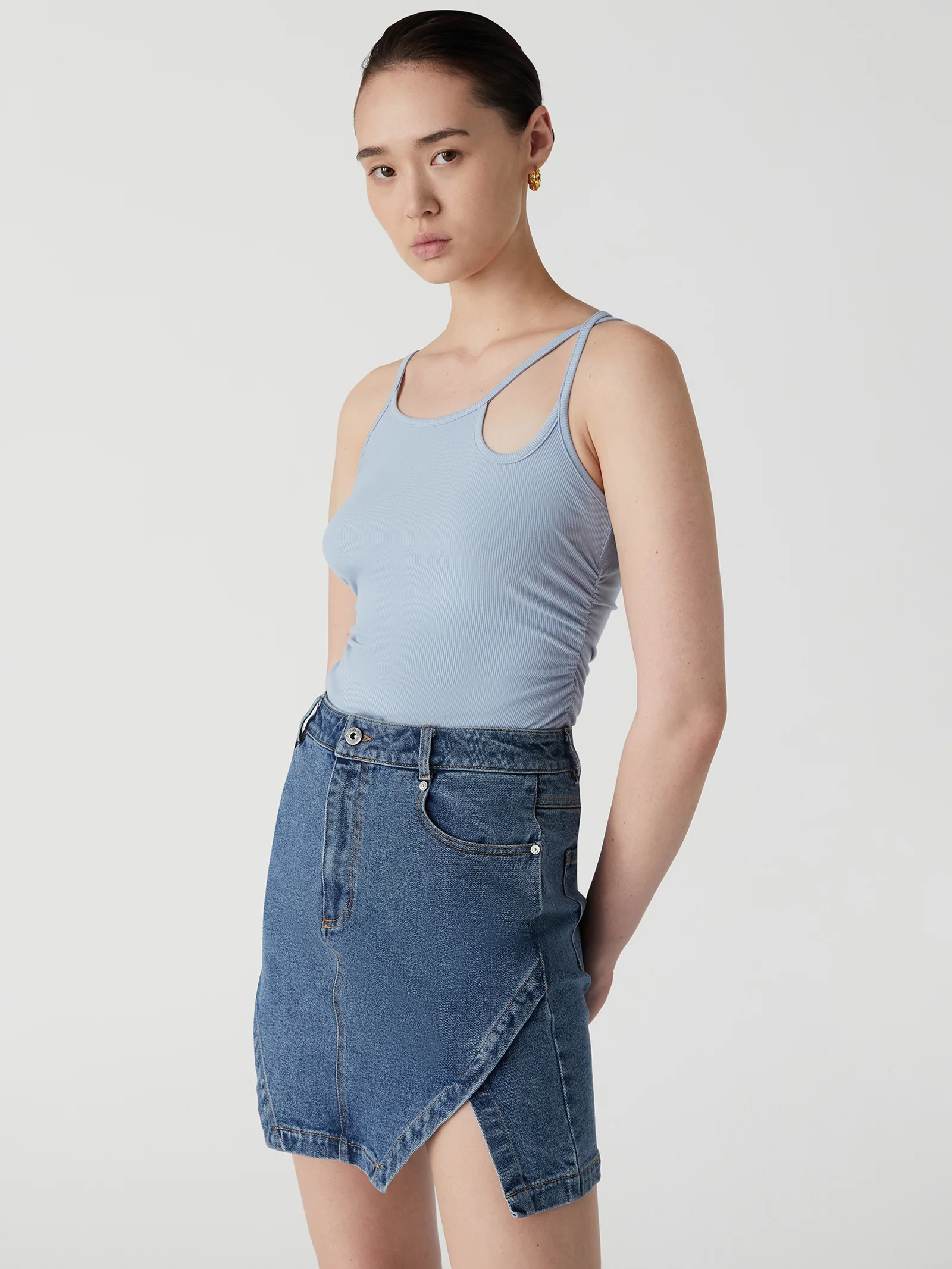 Arrow Denim Skirt - Image 2