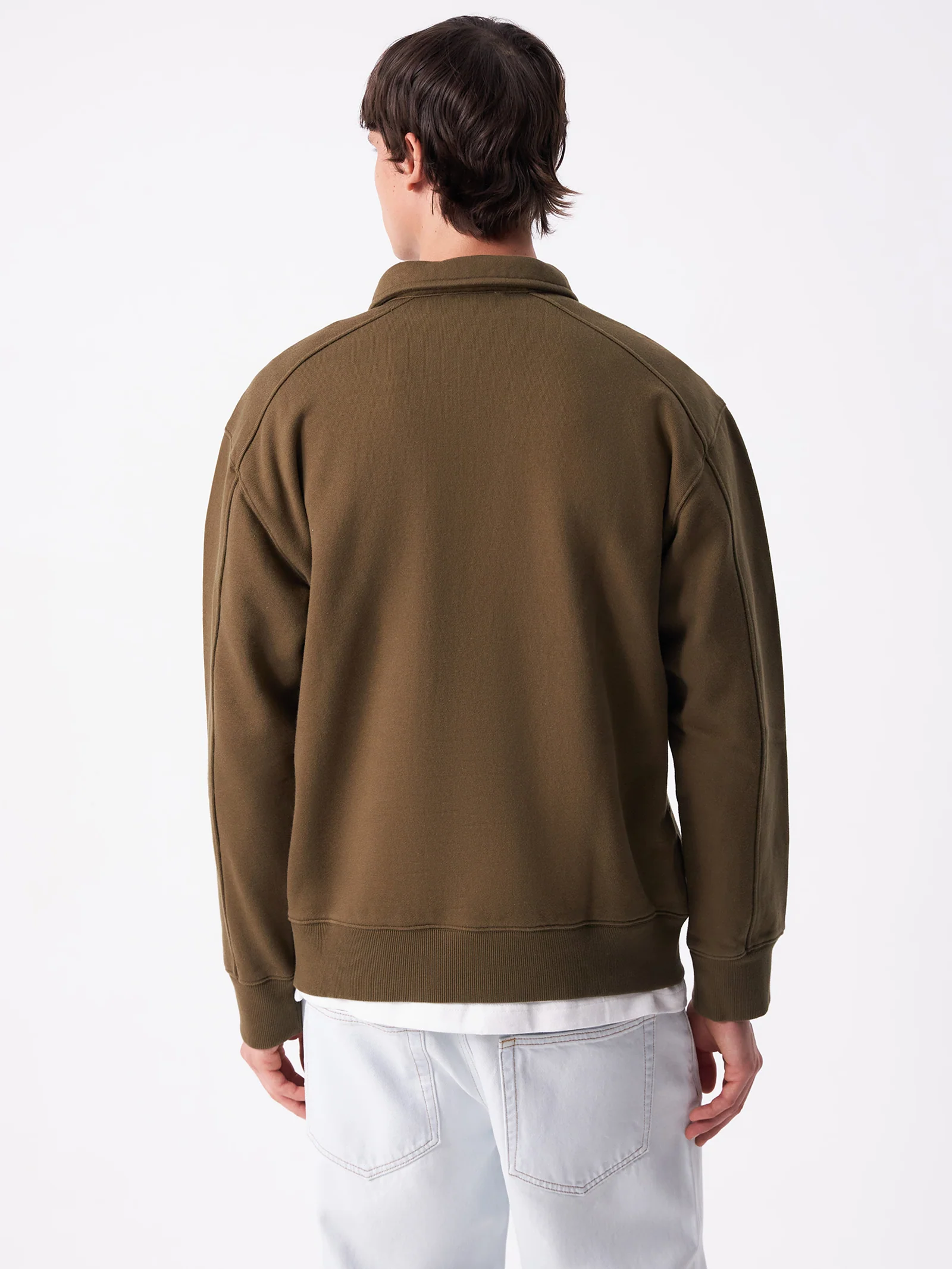 Article Collared Zip Sweat - Image 3