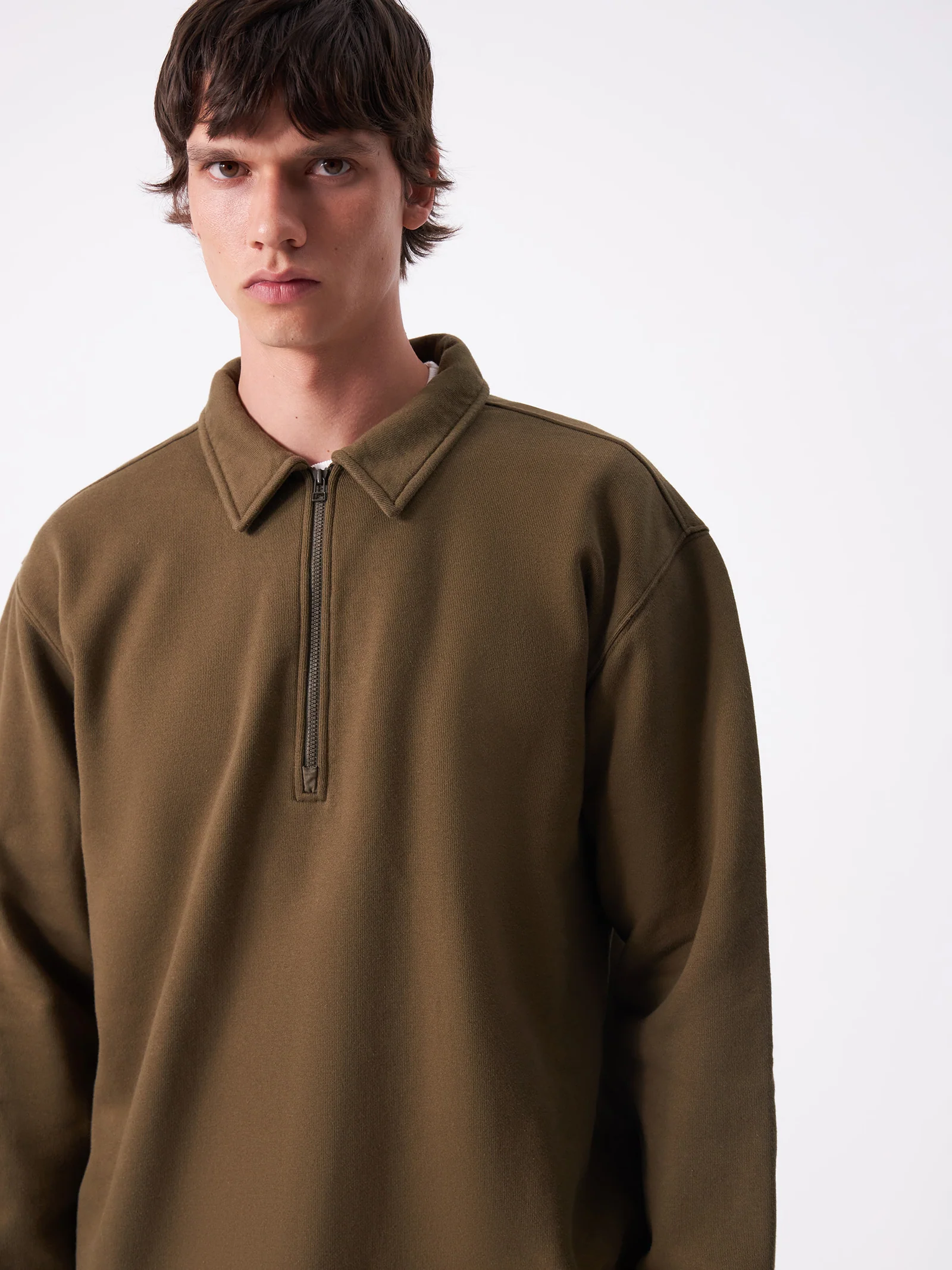 Article Collared Zip Sweat - Image 4