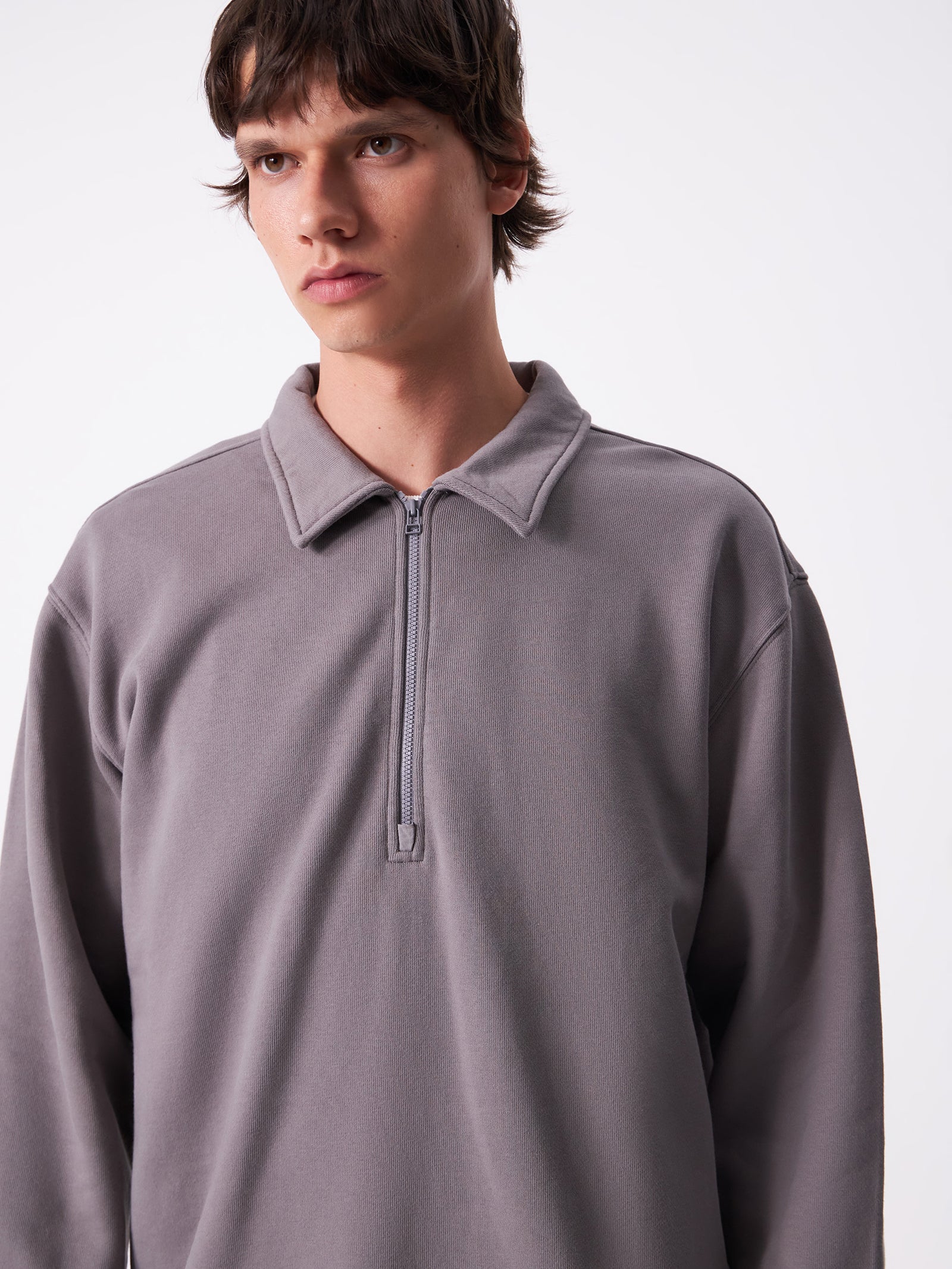 Article Collared Zip Sweat - Image 4
