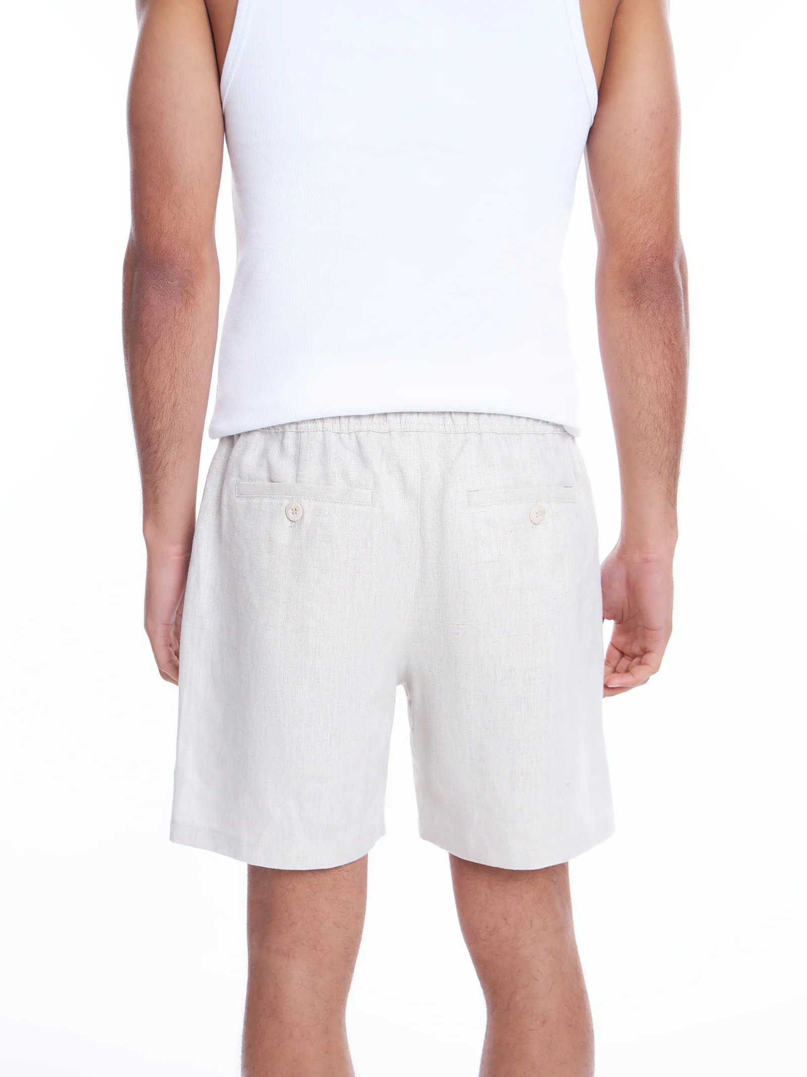 Luca Linen Shorts - Image 4