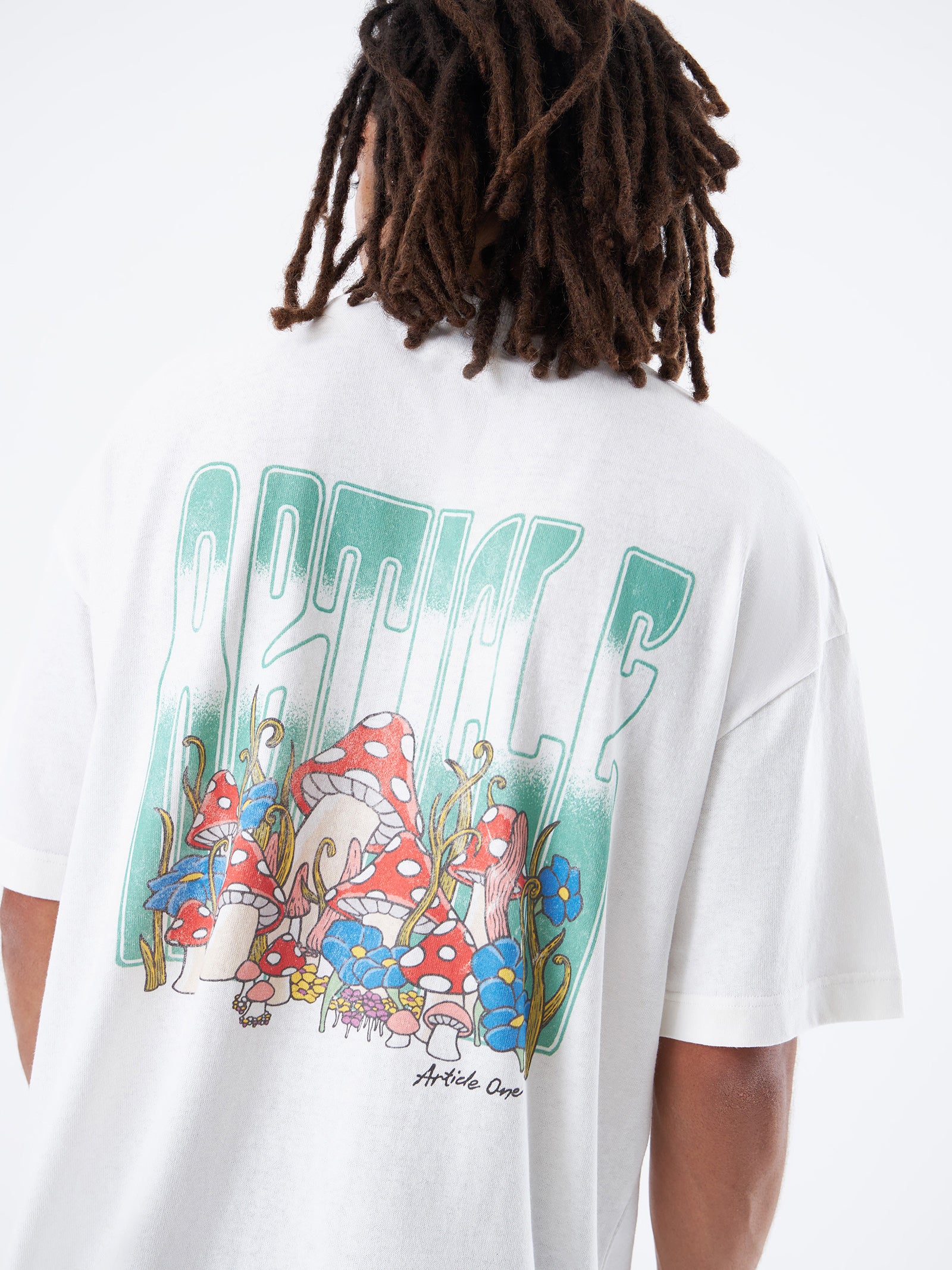Mushrooms Boxy Tee - Image 4