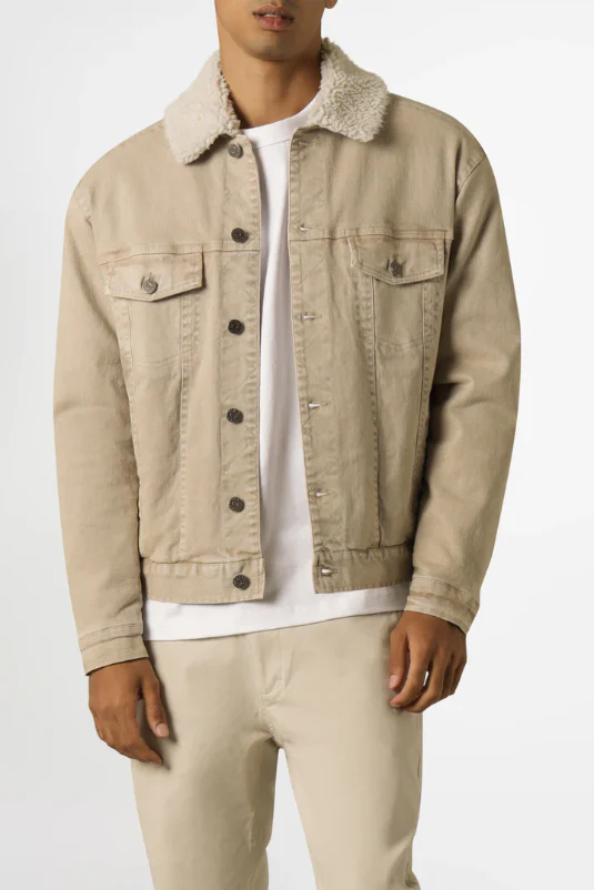 Niko Denim Sherpa Jacket - Image 2
