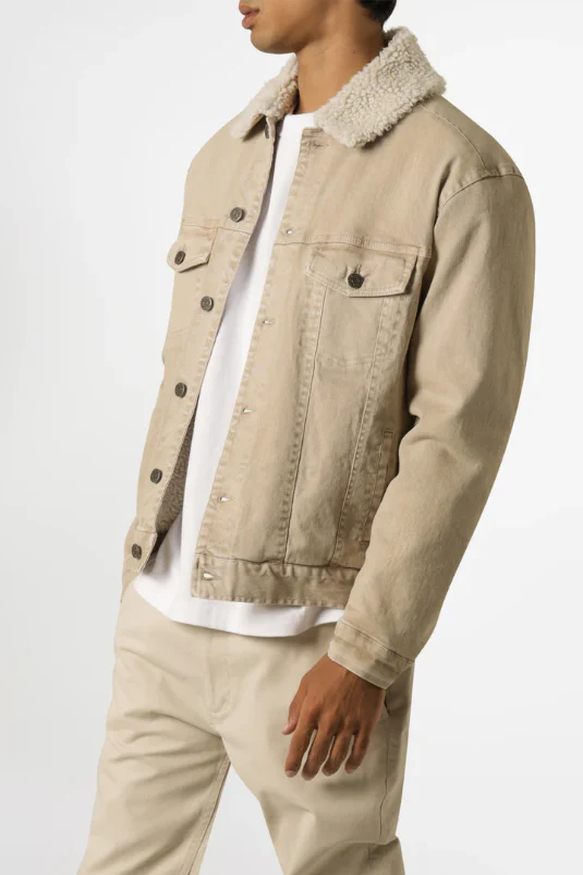 Niko Denim Sherpa Jacket - Image 3
